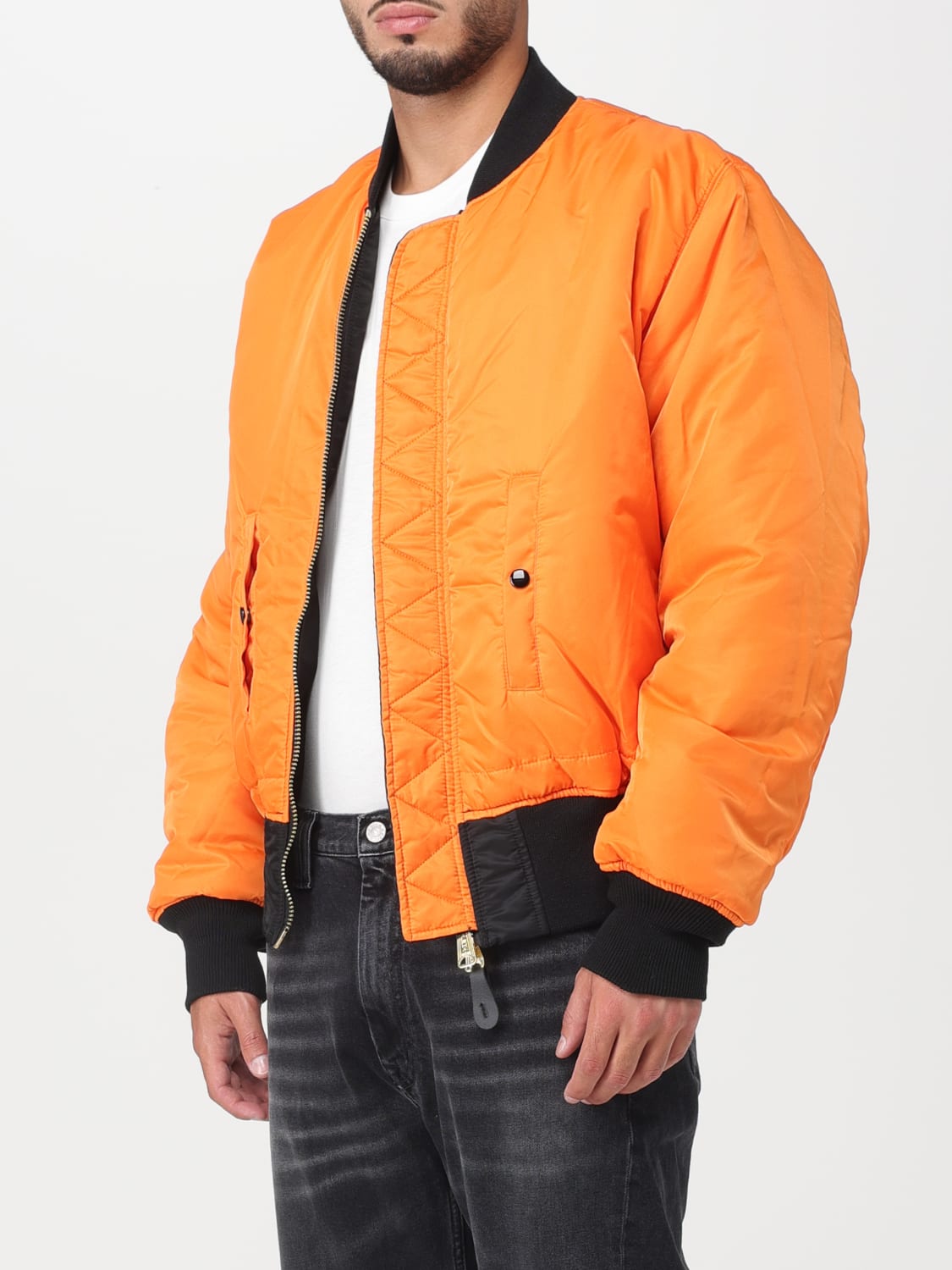ALPHA INDUSTRIES: jacket 100101 | - jacket Black Industries at online Alpha for man
