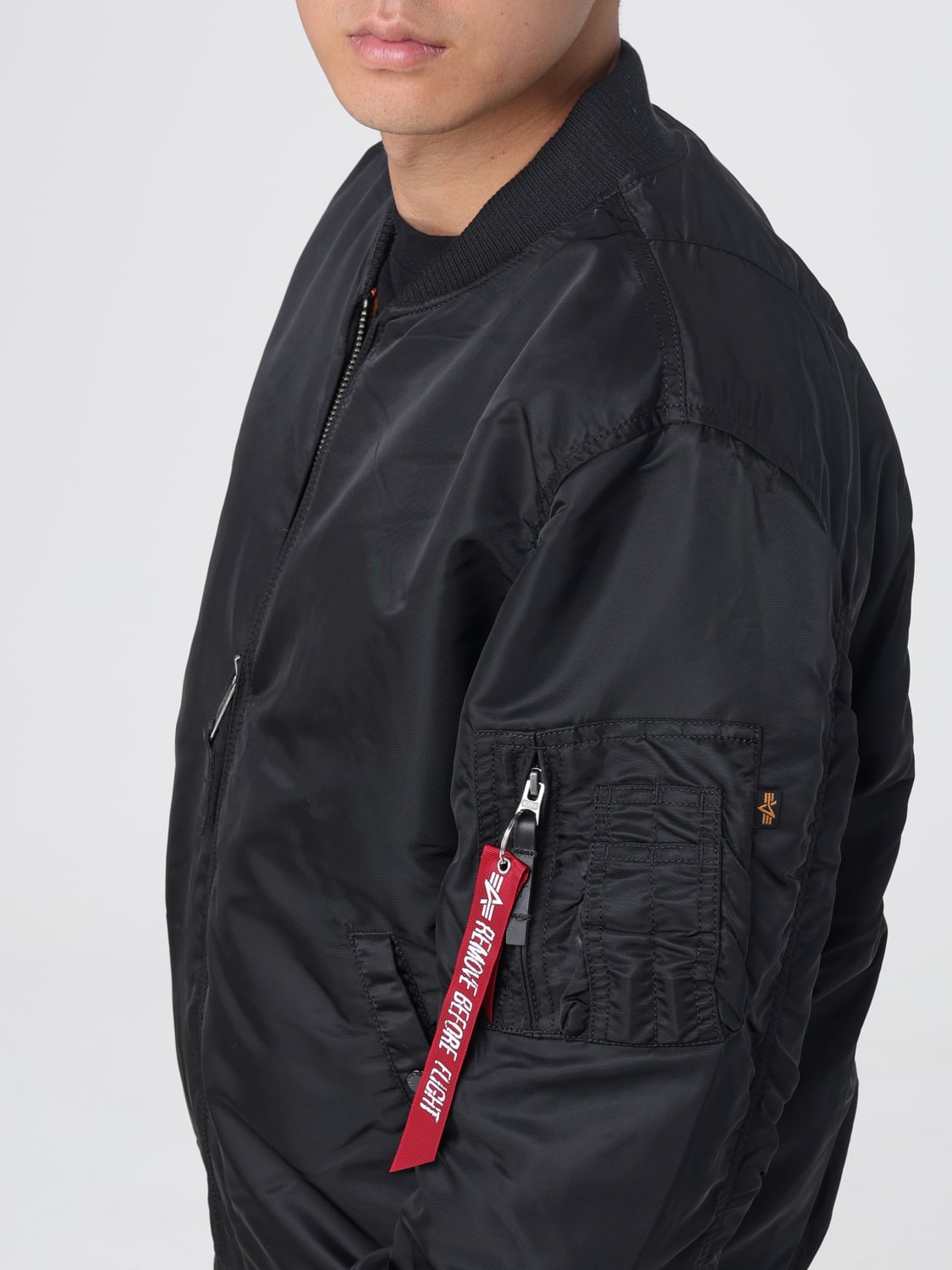 ALPHA INDUSTRIES: jacket for man - Black | Alpha Industries jacket 138103  online at