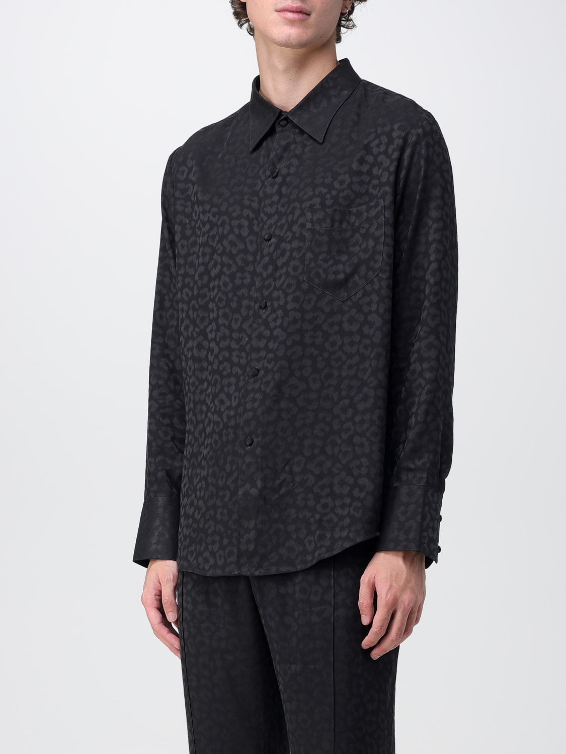 ERNEST W. BAKER: shirt for man - Black | Ernest W. Baker shirt