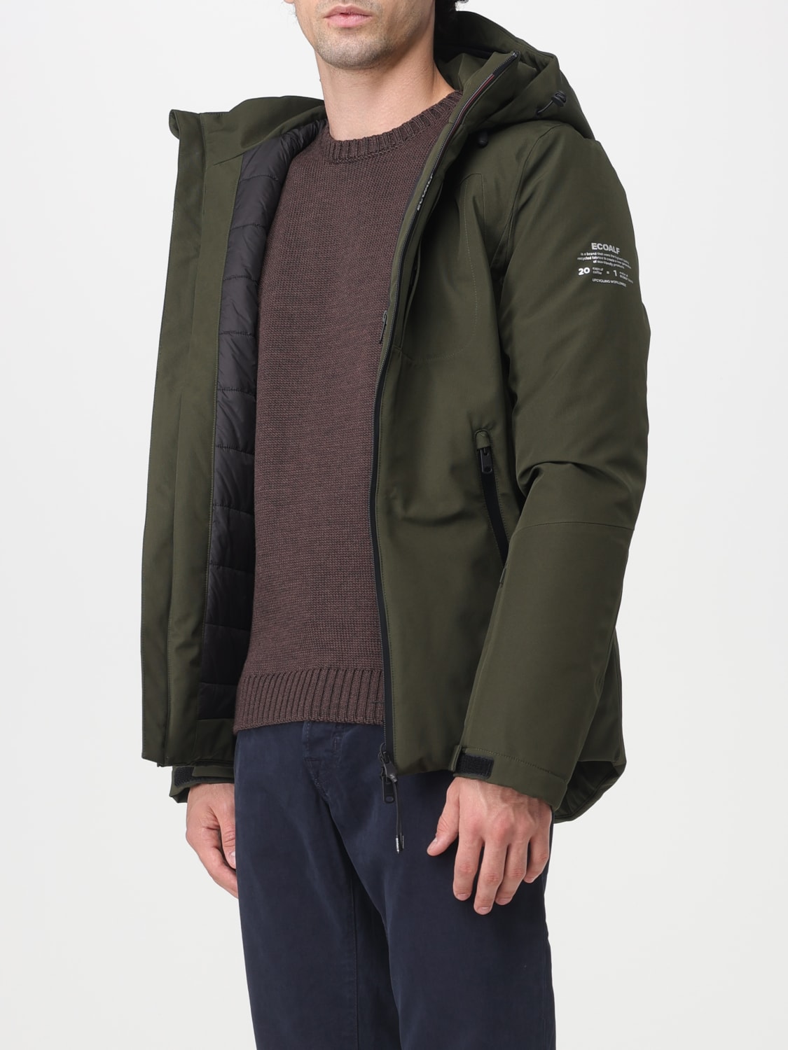 ECOALF: jacket for man - Green  Ecoalf jacket GAJKAKTUA0016MW23 online at