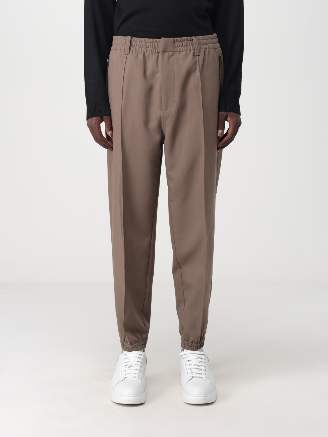 EMPORIO ARMANI pants for man Mud Emporio Armani pants