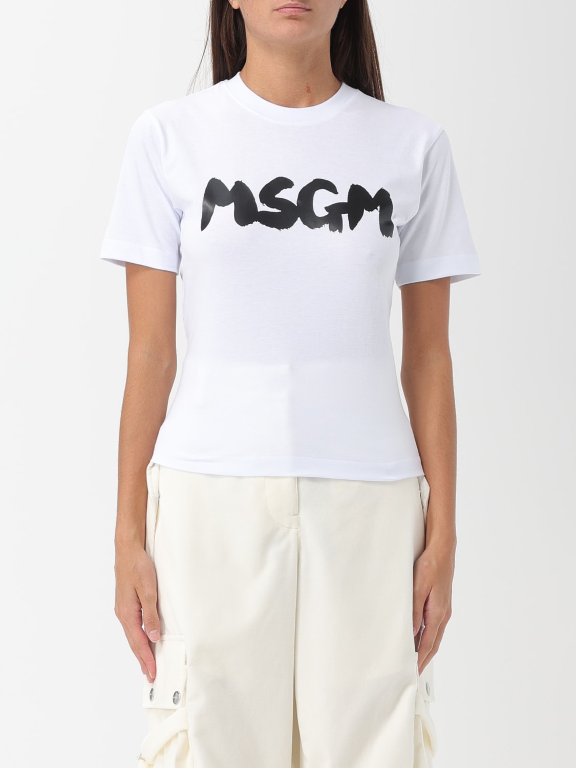 MSGM： t恤女士- 白色| Msgm T恤3542MDM116237798 在线就在GIGLIO.COM