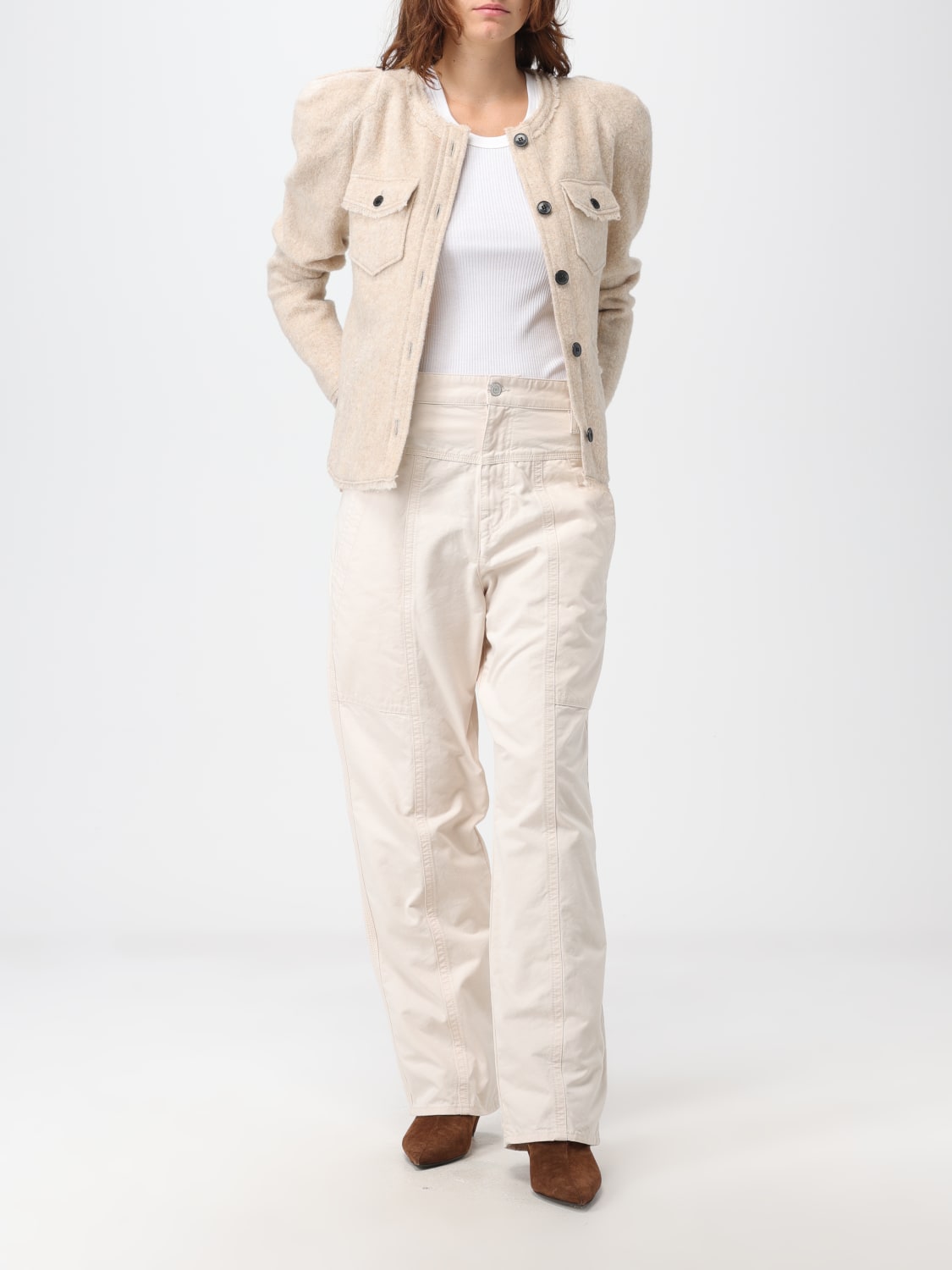 ISABEL MARANT ETOILE: jacket for woman - Beige | Isabel Marant