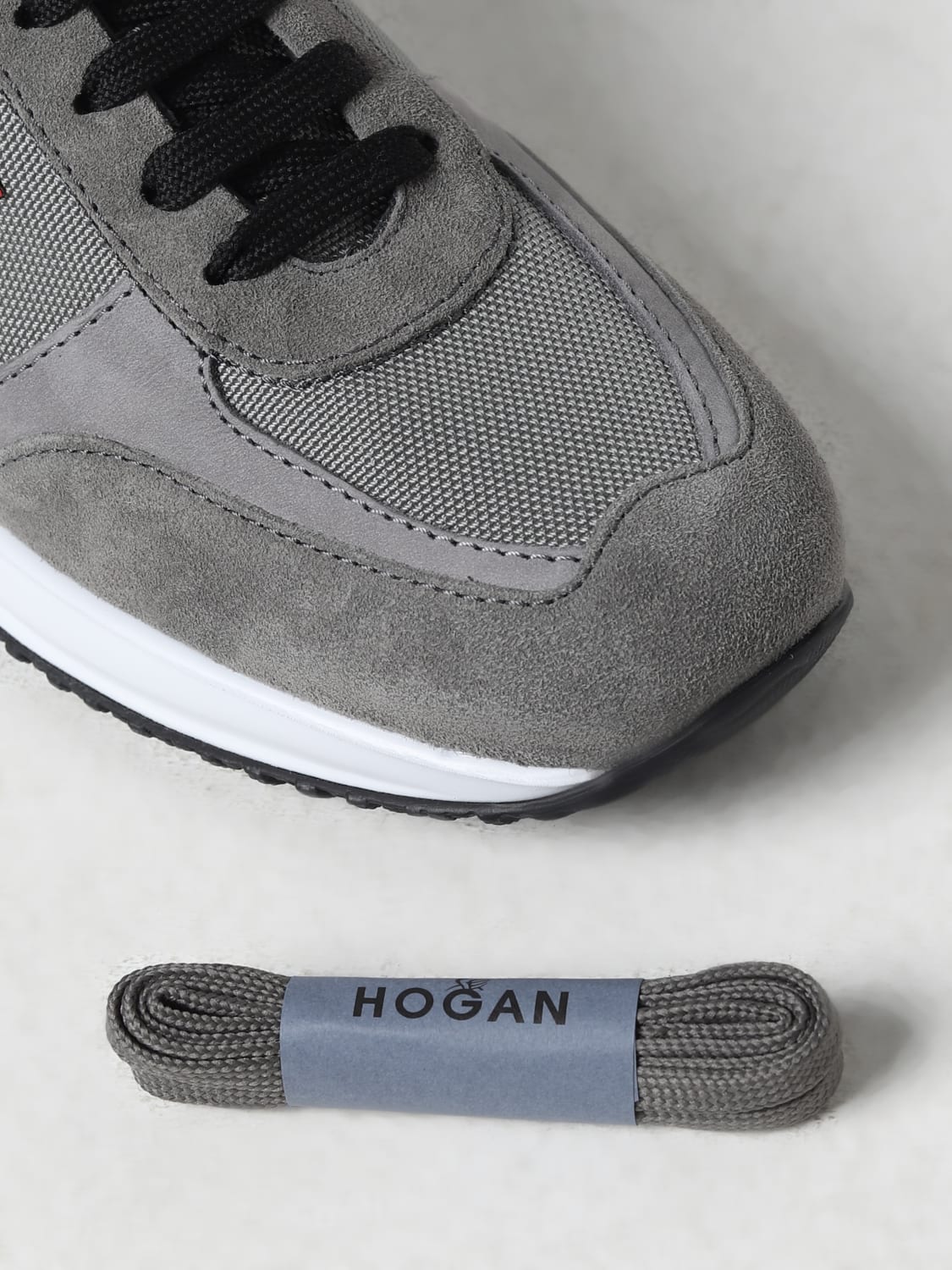 上級品 HOGAN REBEL グレー ブーツ新品 - 靴