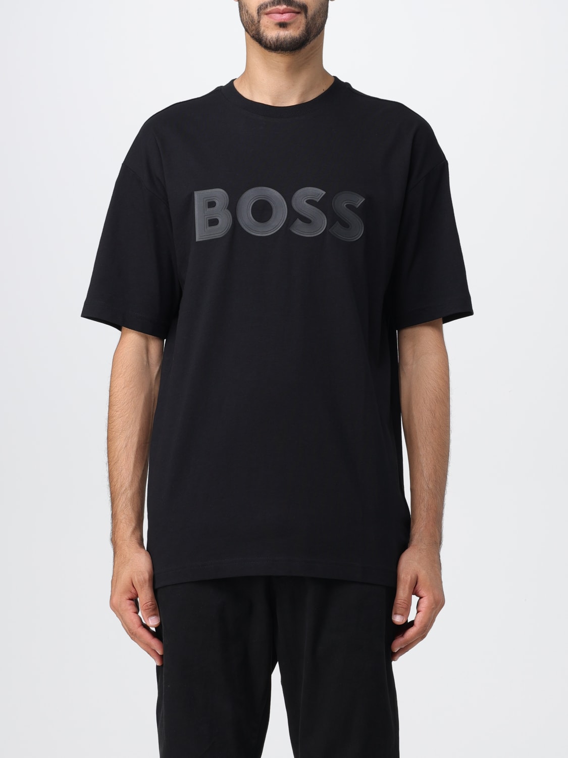 BOSS: t-shirt for men - Black | Boss t-shirt 50501232 online at