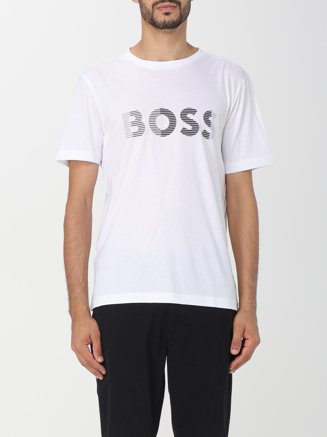 BOSS：Tシャツ メンズ - ホワイト | GIGLIO.COMオンラインのBoss T