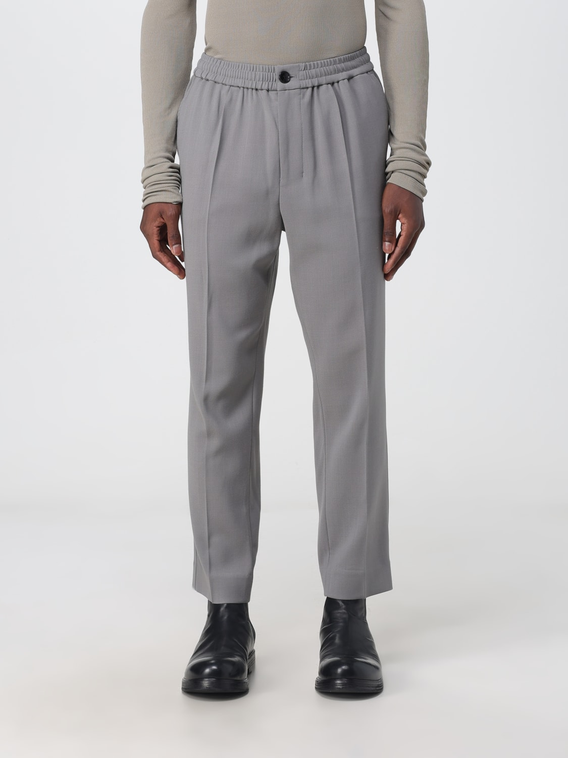 AMI PARIS: trousers for men - Grey | Ami Paris trousers