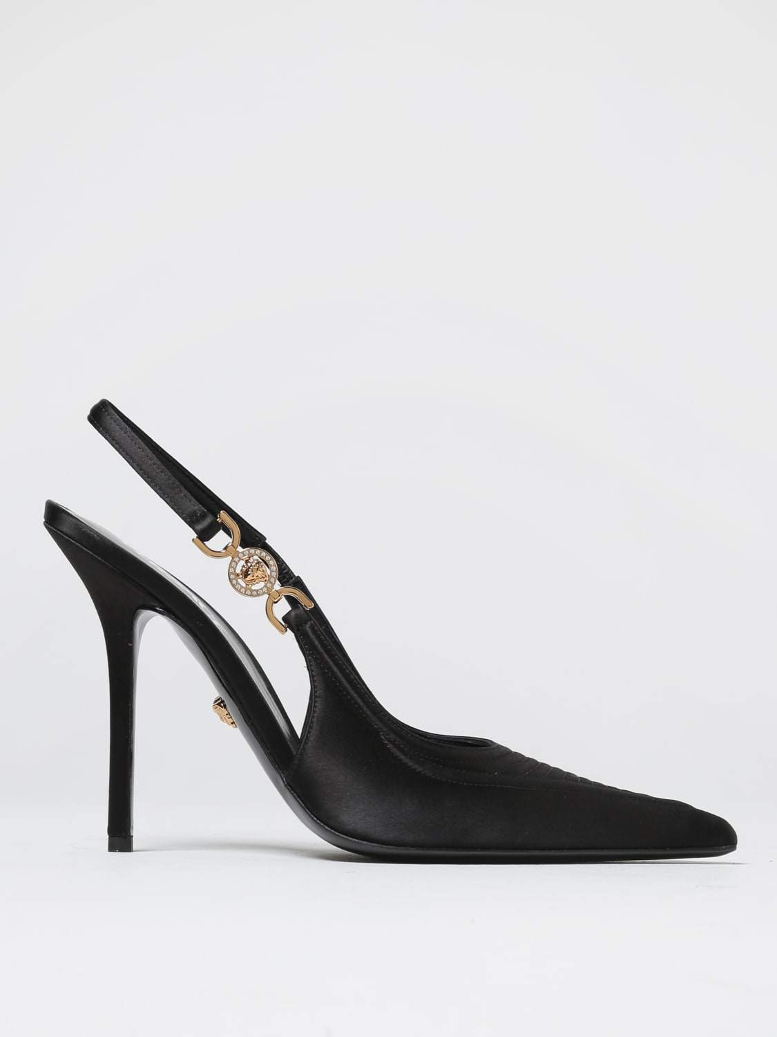 VERSACE Chaussures talons femme Noir Chaussures Talons