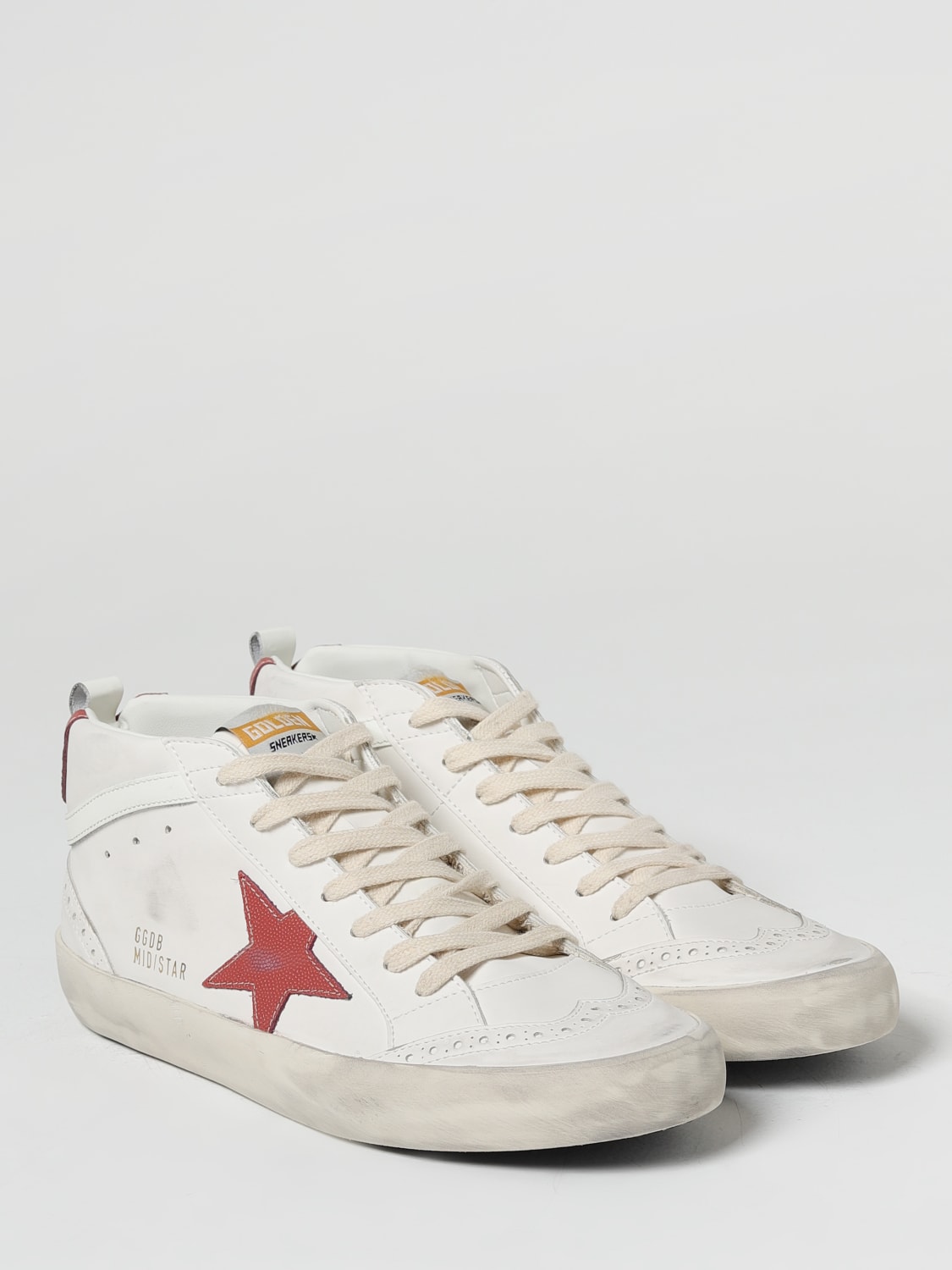 GOLDEN GOOSE: Mid Star Classic sneakers in used synthetic