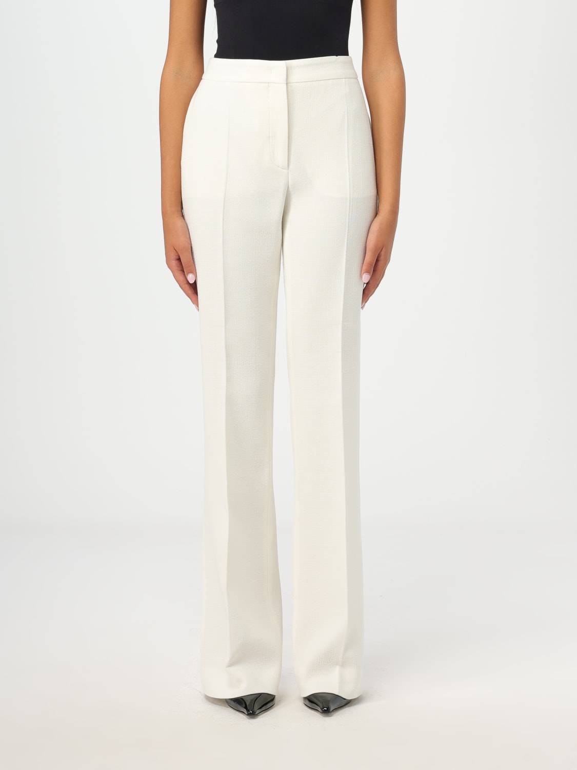 Stretch crêpe trousers  Moschino Official Store