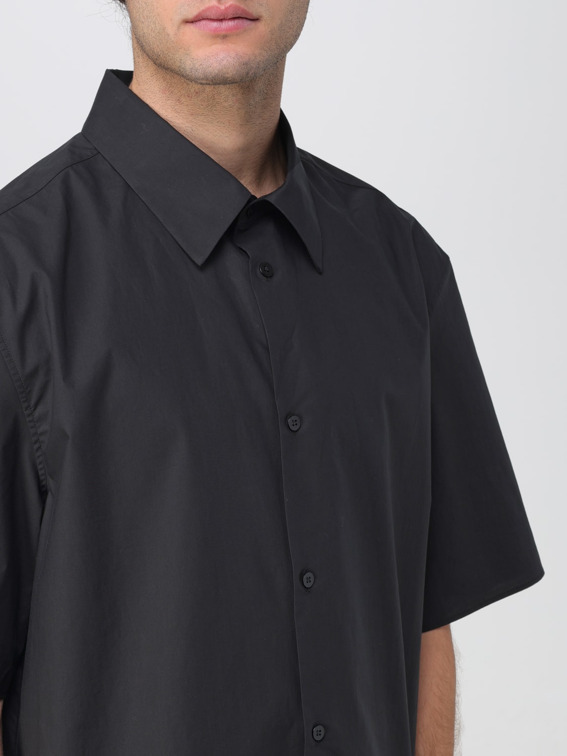 THE ROW: shirt for man - Black | The Row shirt 333W2567 online at ...