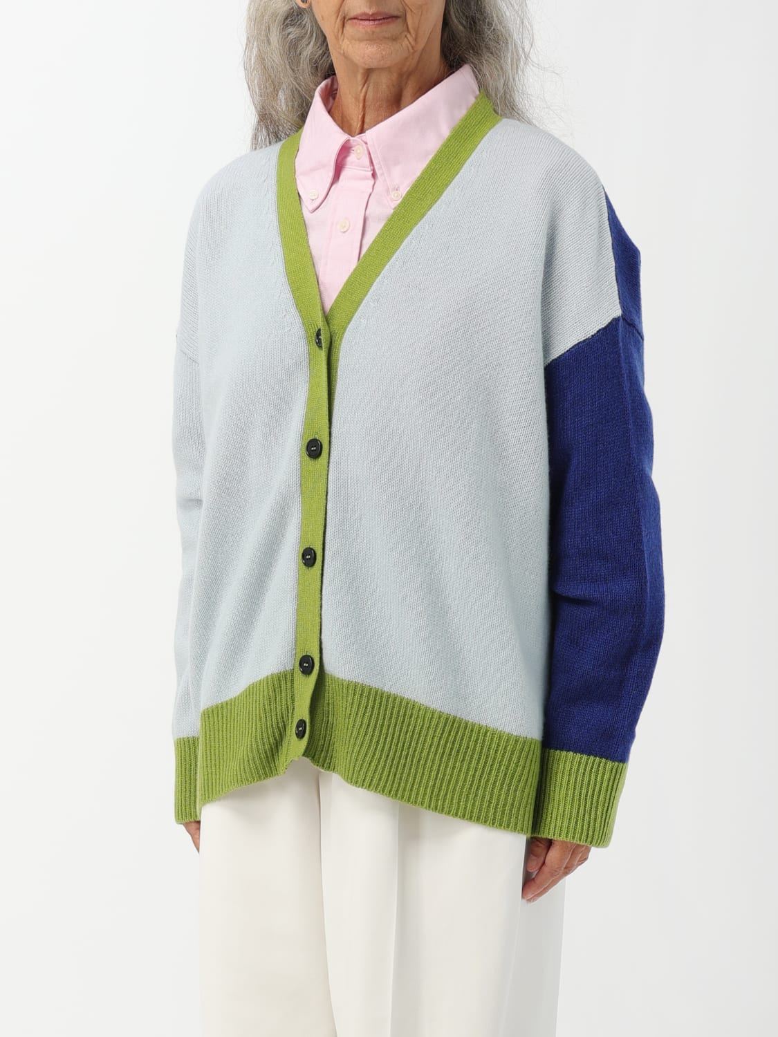 MARNI: cardigan for women - Blue | Marni cardigan CDMD0229Q3UFX385