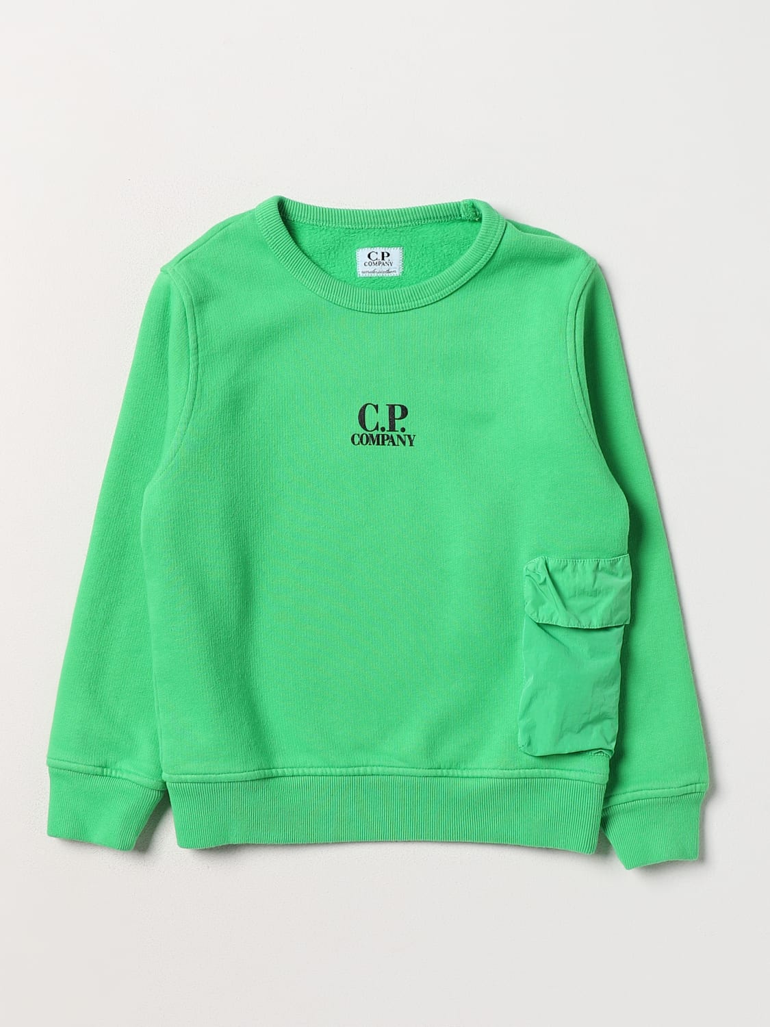 C.P. COMPANY sweater for boys Green C.p. Company sweater