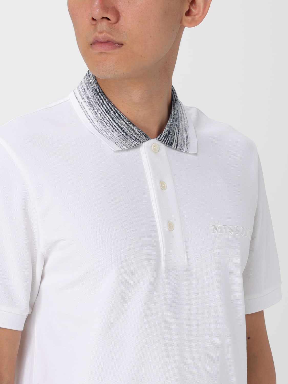 White 2025 missoni polo