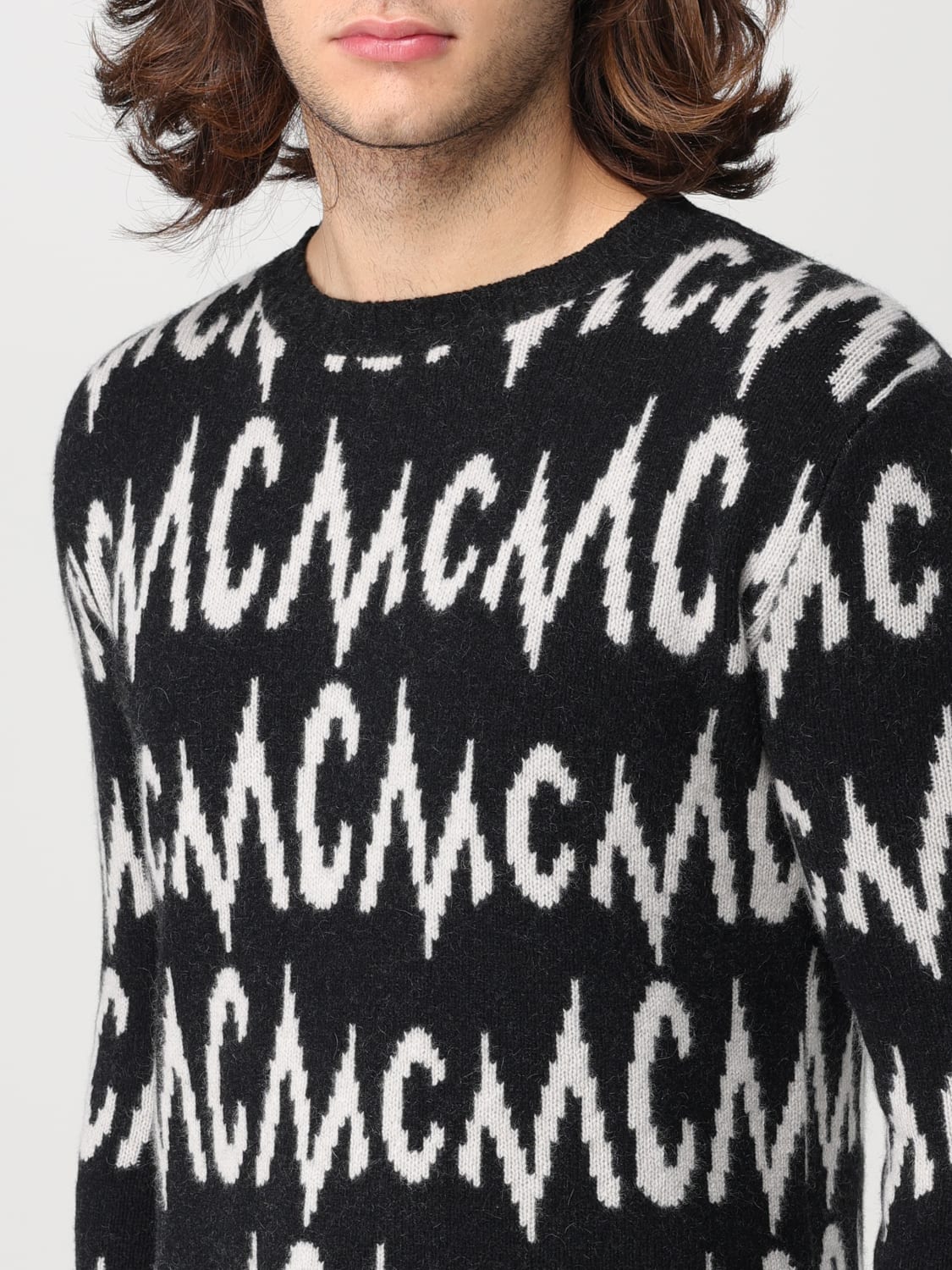 MCM: sweater for man - Black | Mcm sweater MFEDAMM03 online at GIGLIO.COM