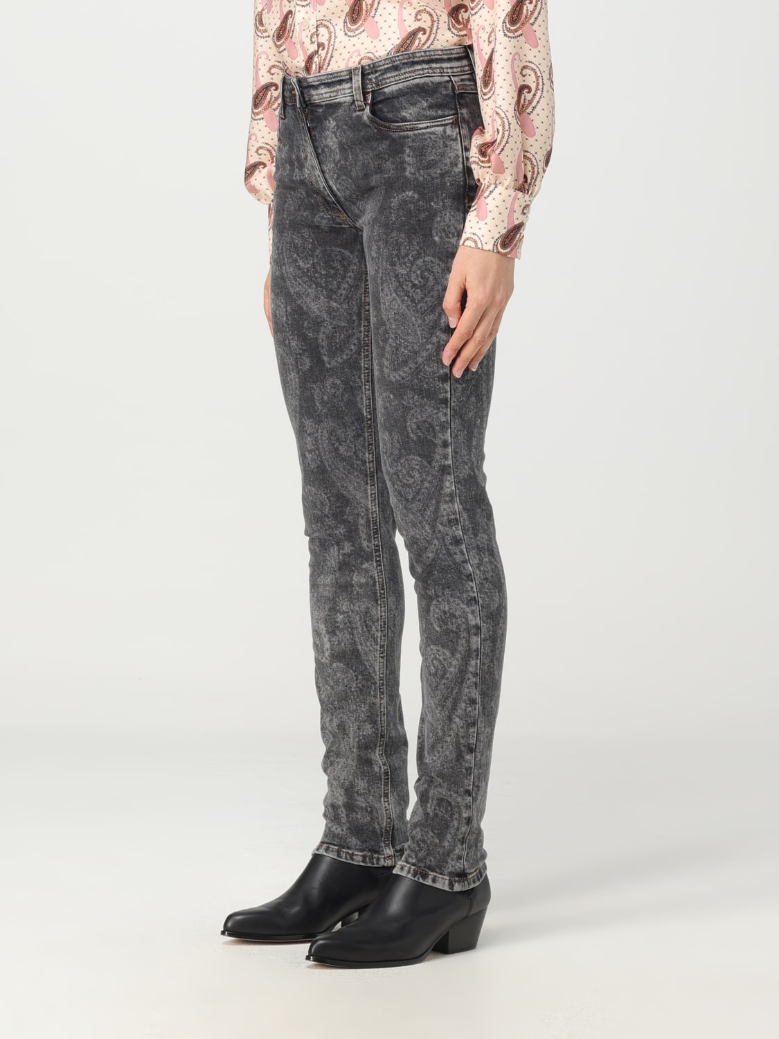 ETRO: jeans for women - Black | Etro jeans 195189074 online at