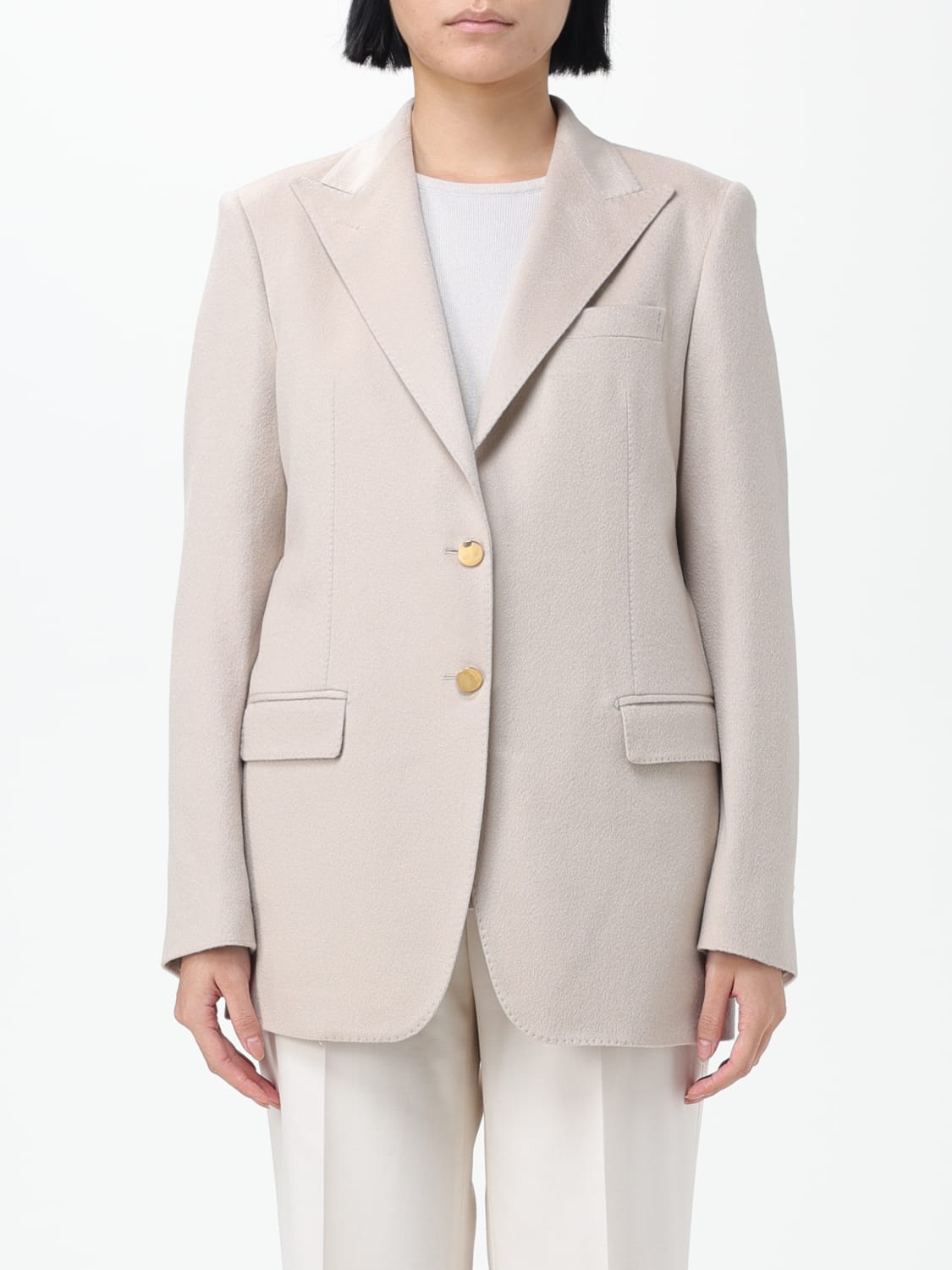 TAGLIATORE: blazer for woman - Beige | Tagliatore blazer