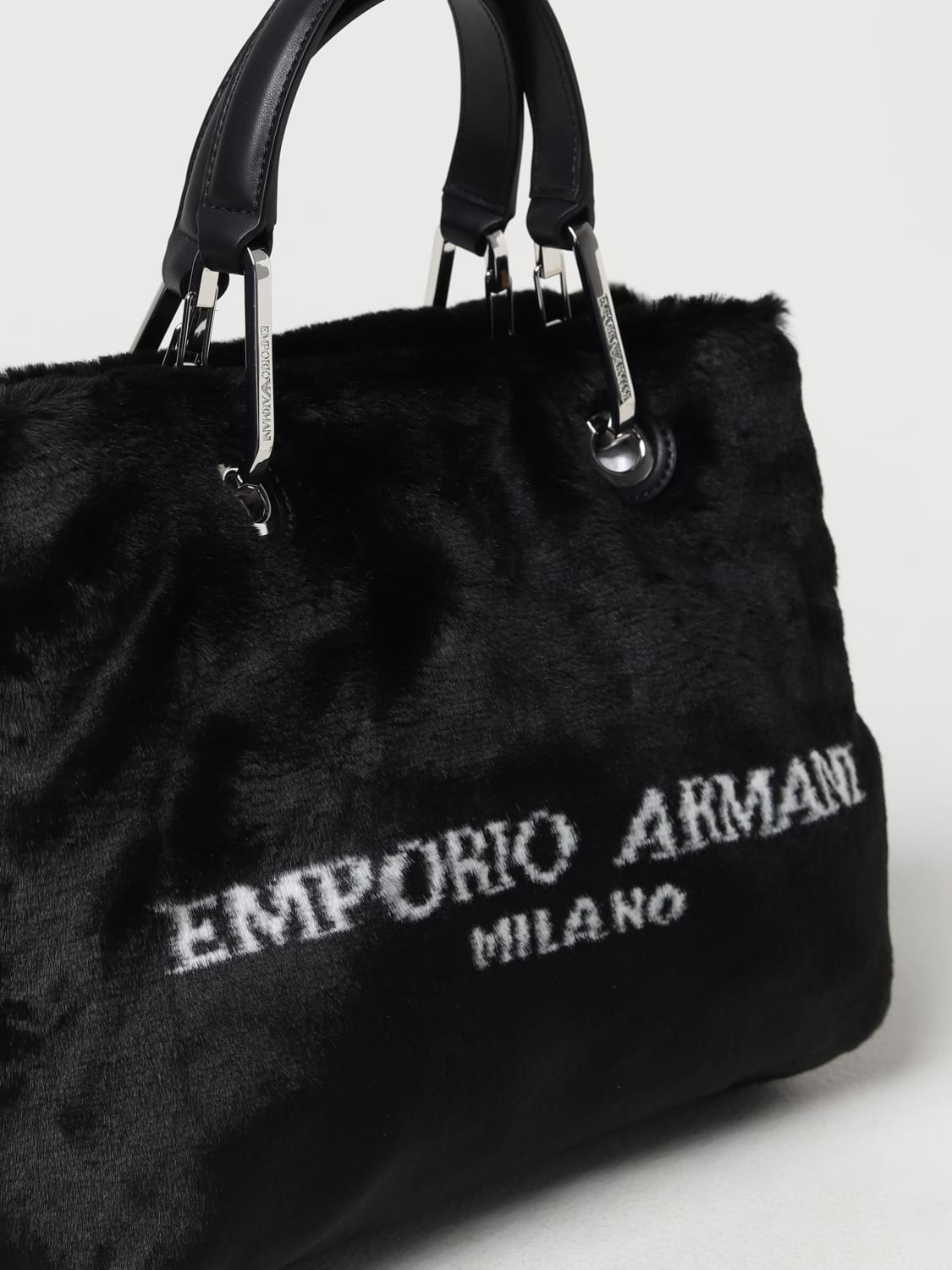 EMPORIO ARMANI：ハンドバッグ レディース - ブラック | GIGLIO.COM ...