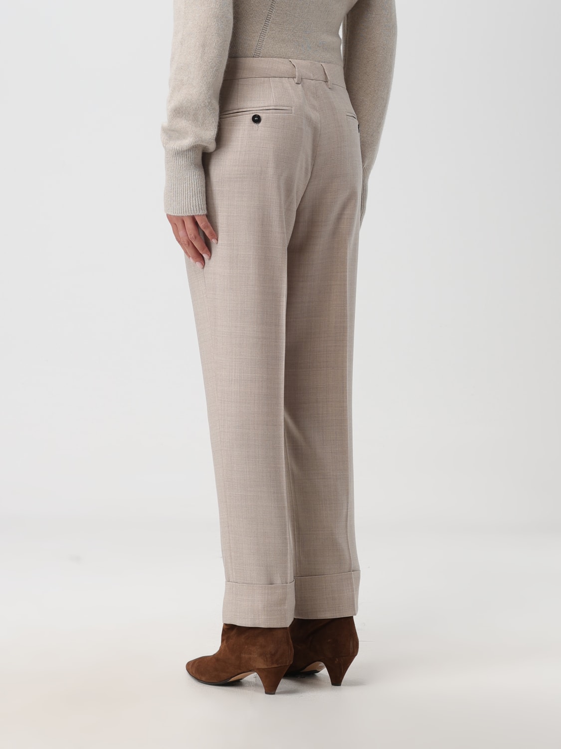 INCOTEX: pants for woman - Beige | Incotex pants 172785D1166