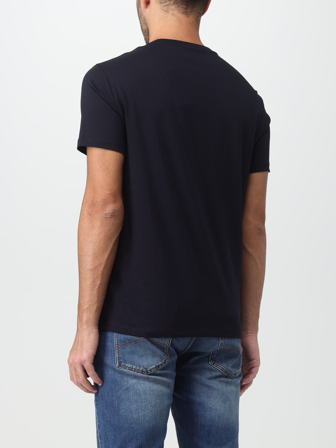 ARMANI EXCHANGE: t-shirt for man - Blue | Armani Exchange t-shirt ...