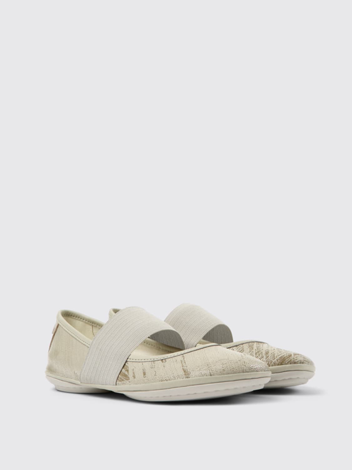 CAMPER: Right ballerinas in printed nubuck - Multicolor | Camper ballet ...