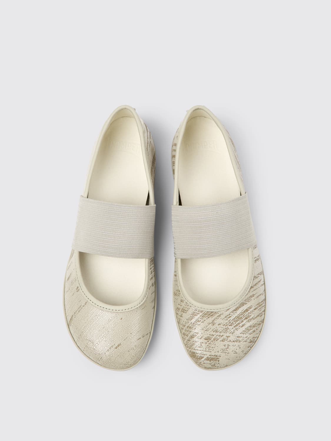 CAMPER: Right ballerinas in printed nubuck - Multicolor | Camper ballet ...