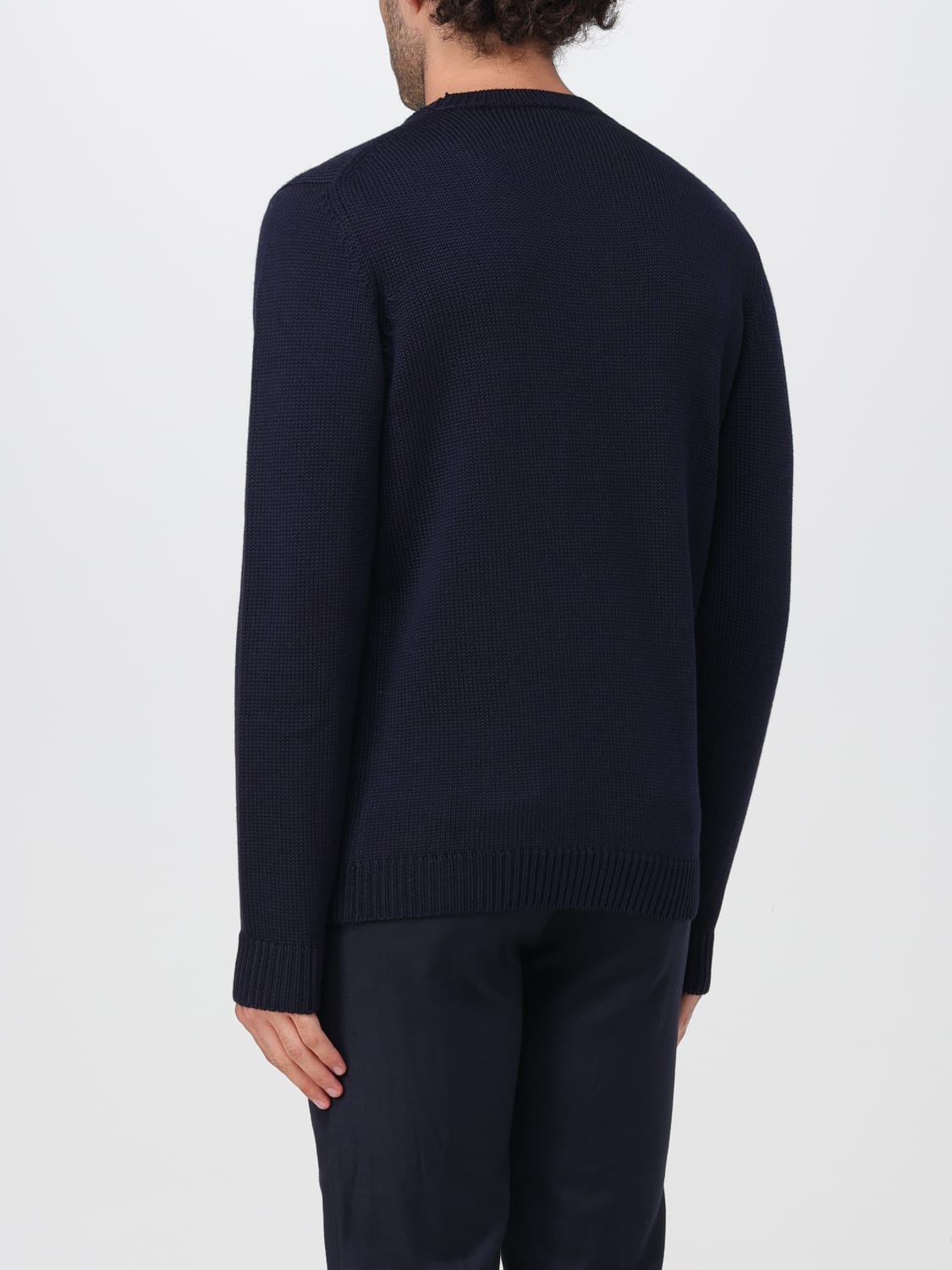 ROBERTO COLLINA: sweater for man - Blue | Roberto Collina sweater ...