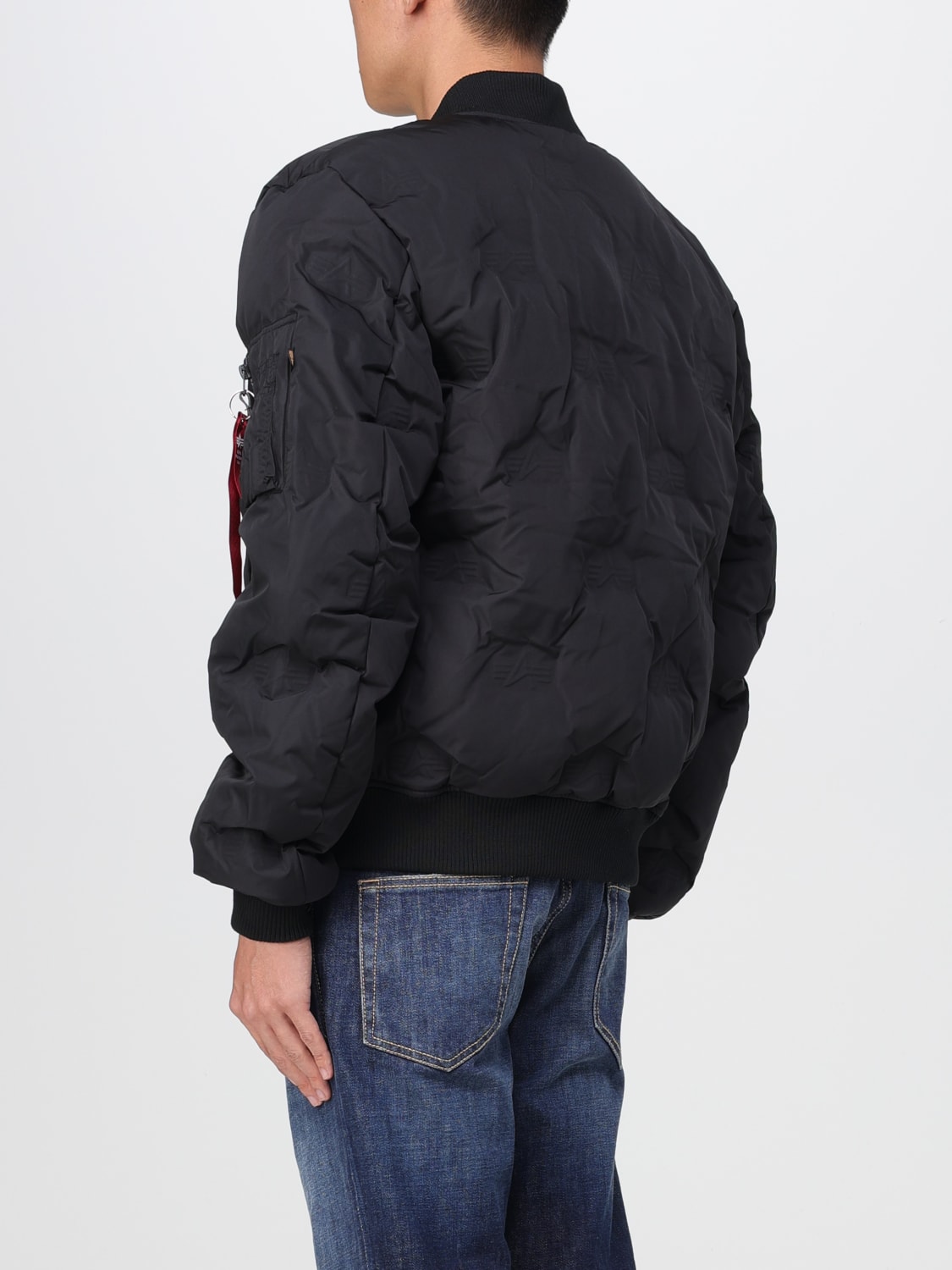 ALPHA INDUSTRIES: jacket for man - Black | Alpha Industries jacket 108106  online at