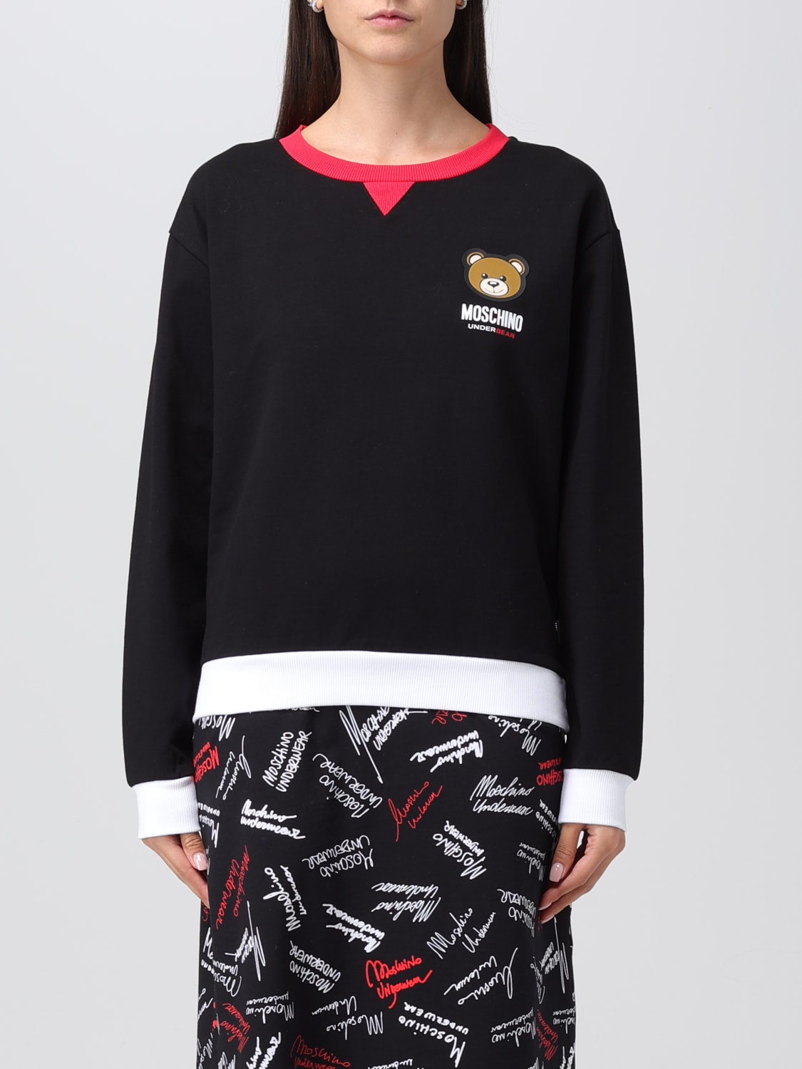 MOSCHINO UNDERWEAR sweatshirt for woman Black Moschino