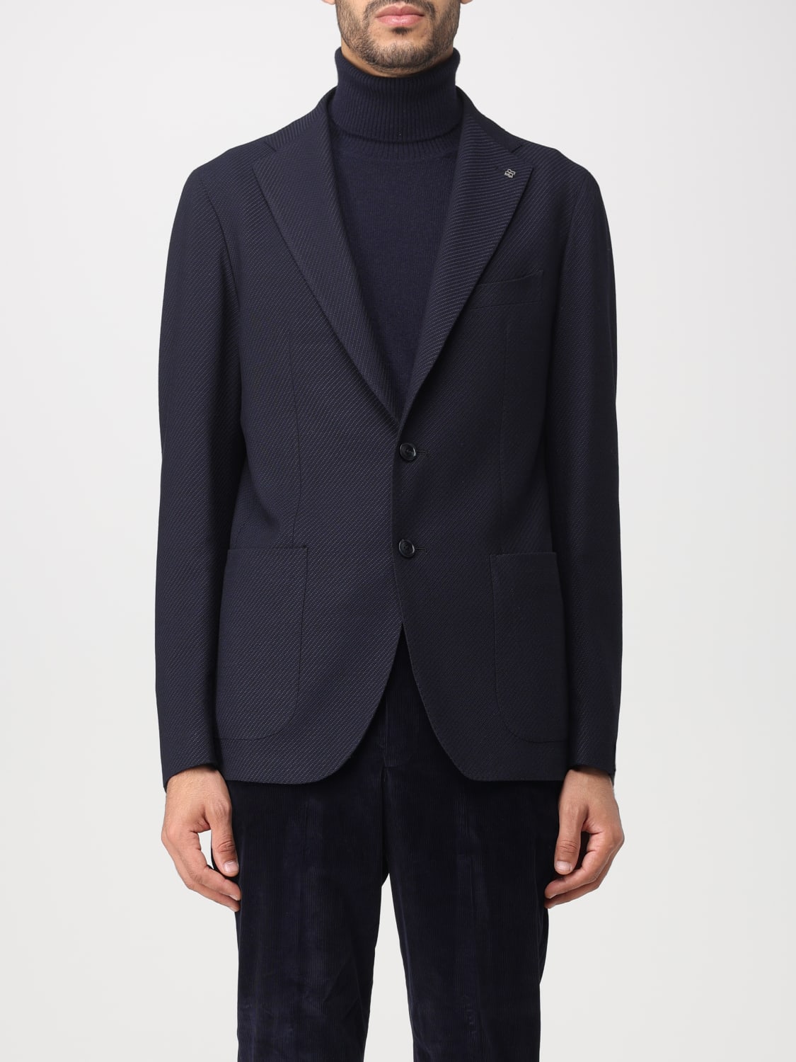 TAGLIATORE: jacket for man - Blue | Tagliatore jacket