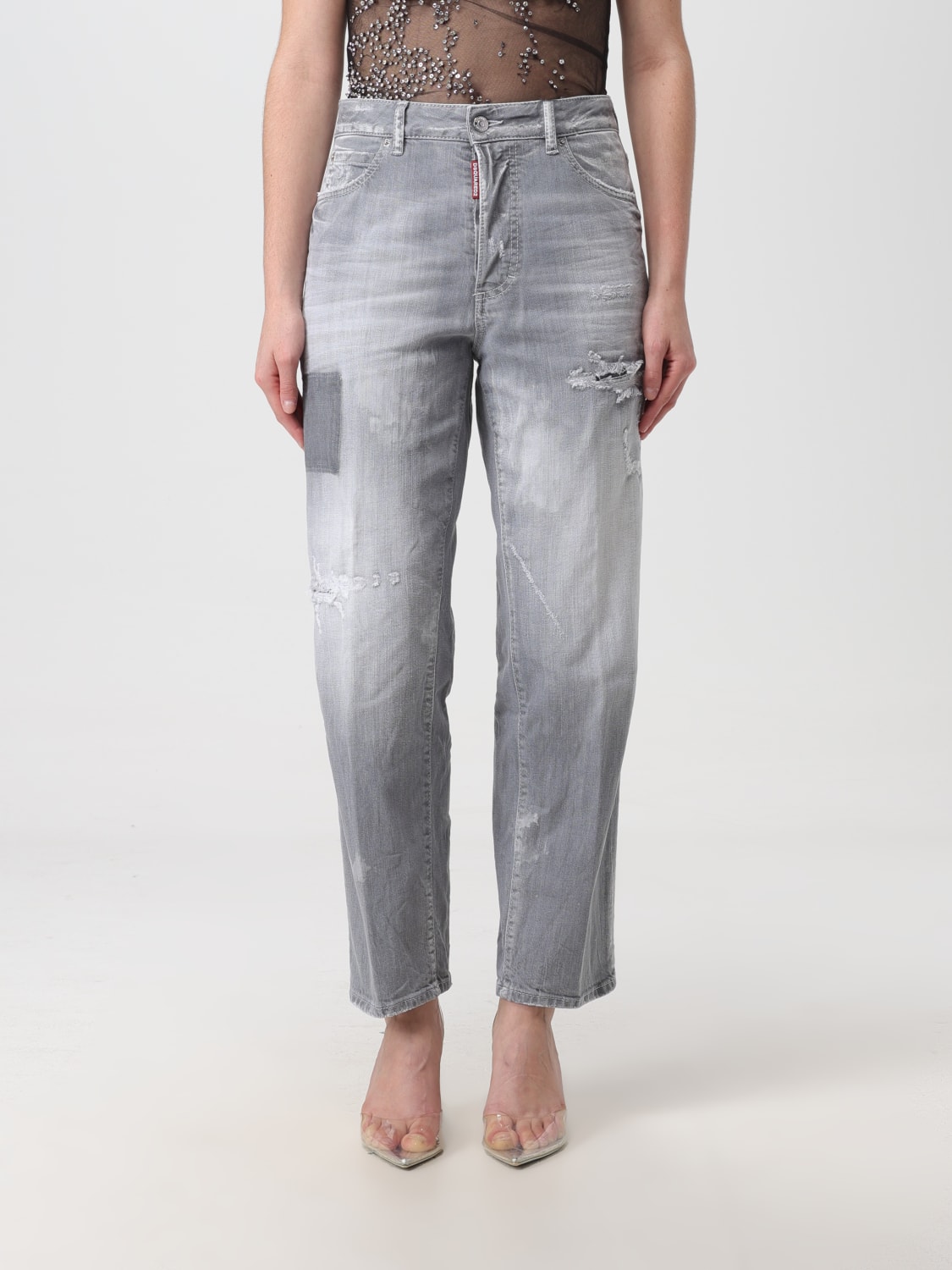 DSQUARED2: jeans in denim - Grey | Dsquared2 jeans S75LB0786S30260