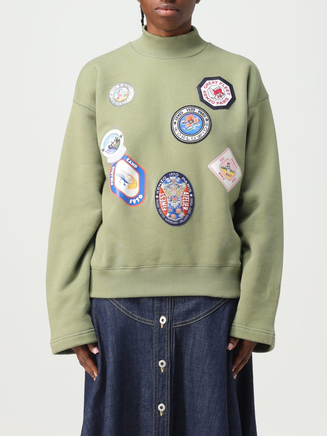 Kenzo hotsell sweatshirt green