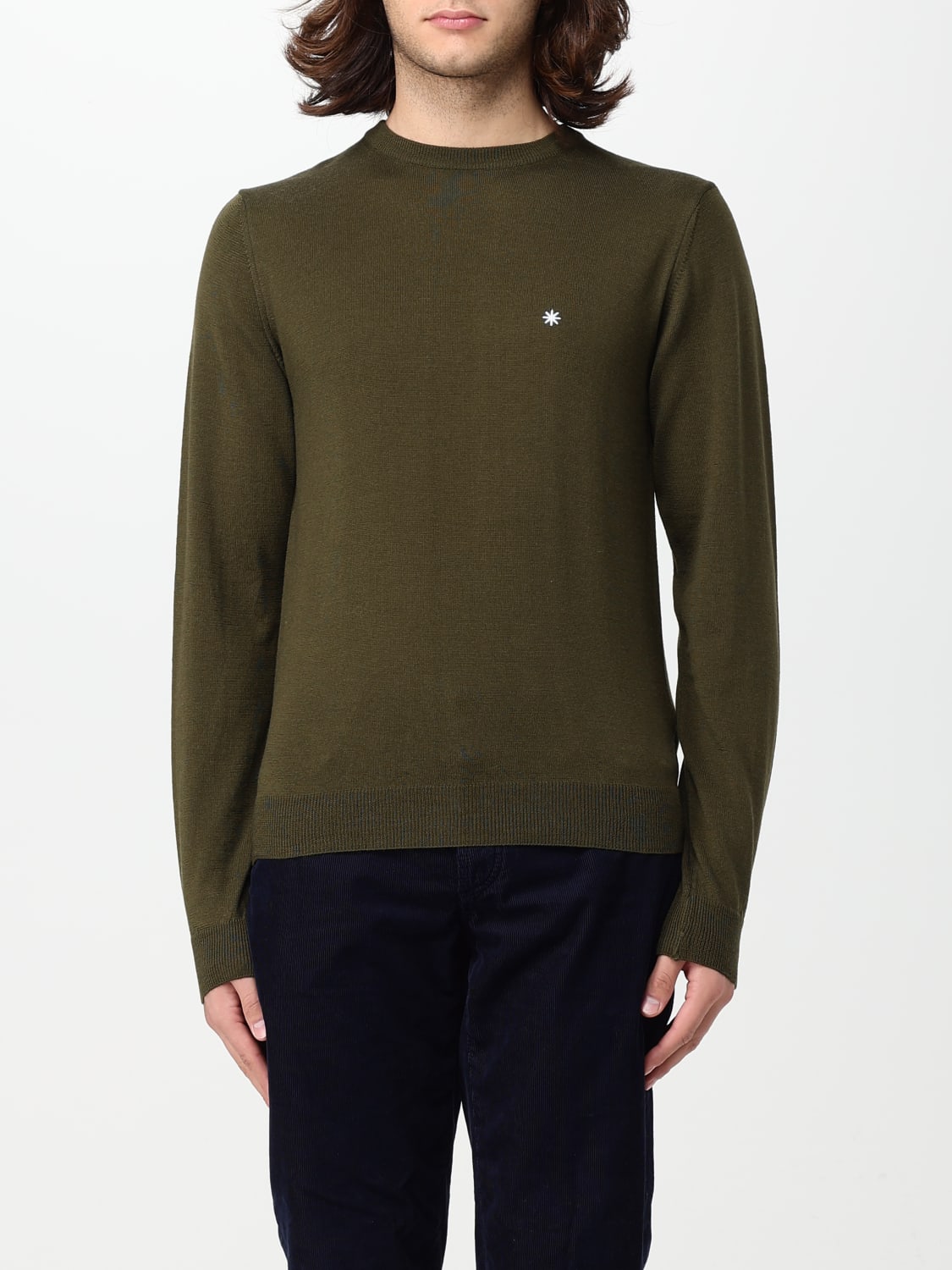 Pull vert militaire online homme