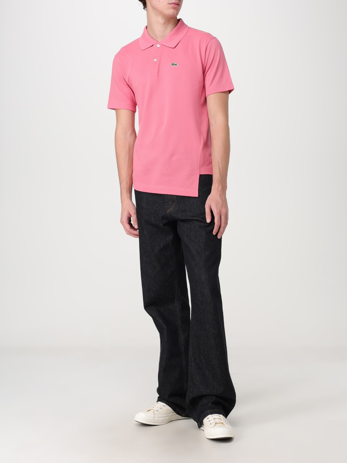 Polo lacoste homme rose hot sale