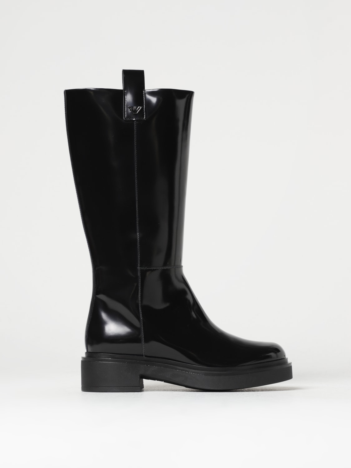 Emporio Armani -  patent leather boots