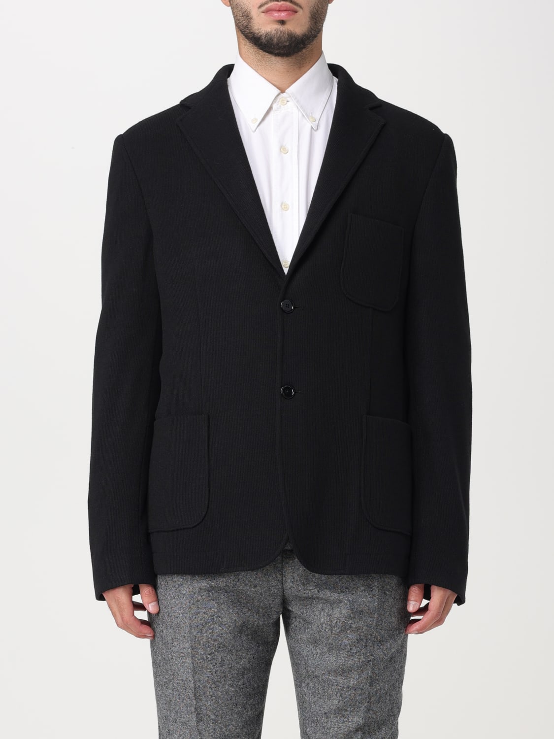 DANIELE ALESSANDRINI: jacket for man - Black | Daniele