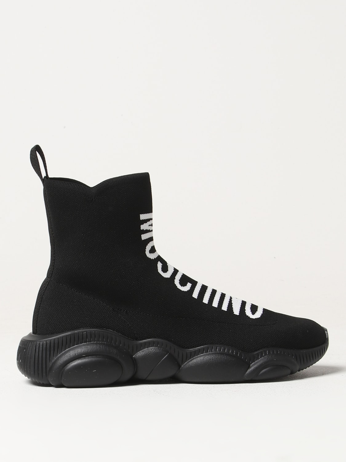 MOSCHINO COUTURE: sneakers in stretch knit - Black | Moschino Couture  sneakers MA15093G1GMT0 online at GIGLIO.COM