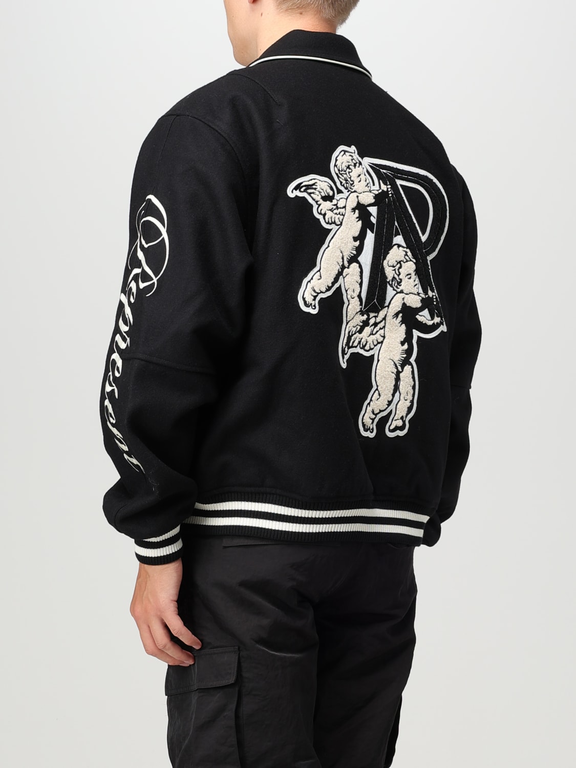 REPRESENT: jacket for man - Black | Represent jacket MJ1008 online at ...