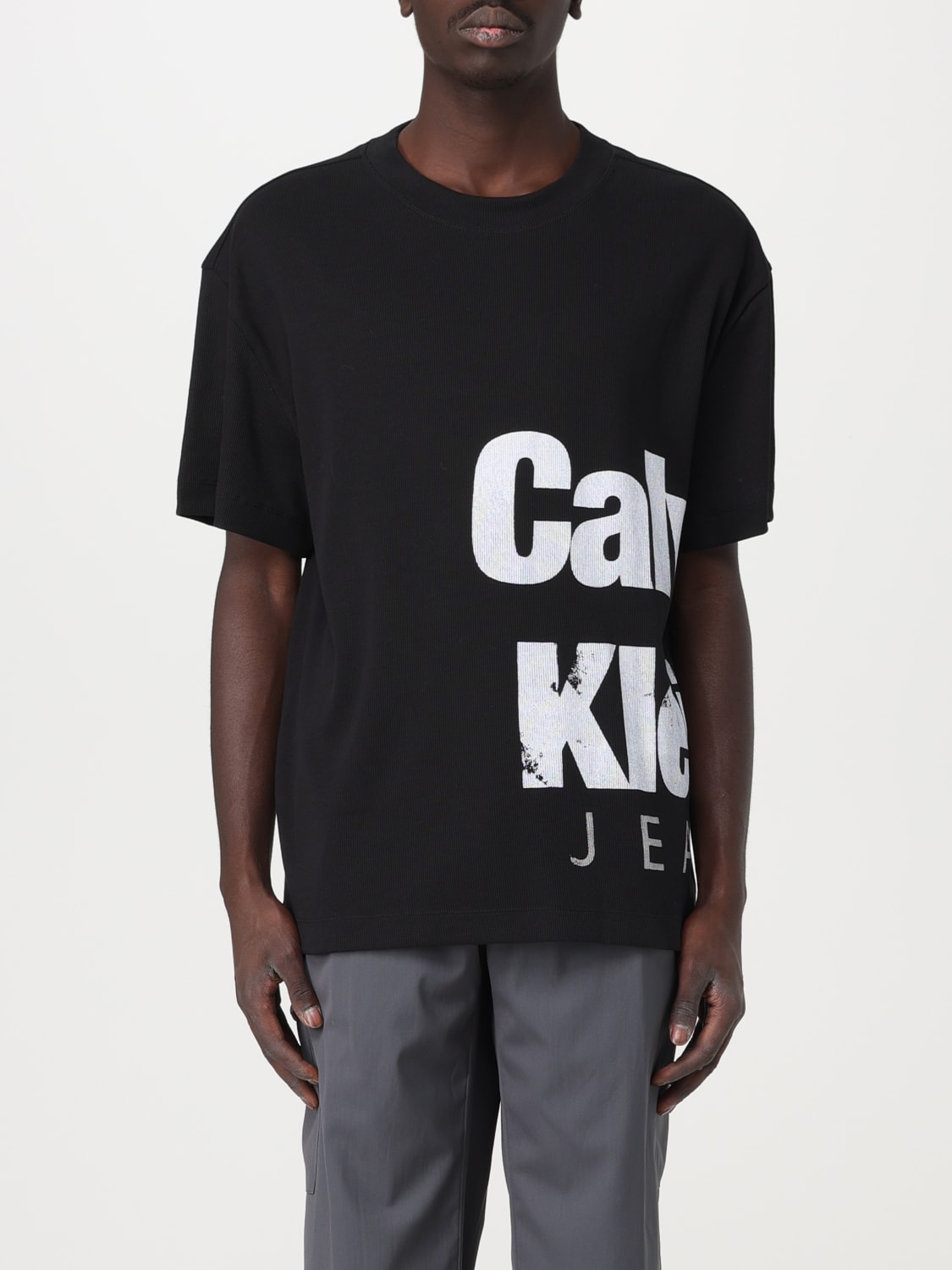 CALVIN KLEIN JEANS: Herren T-Shirt - Schwarz | Calvin Klein Jeans T-Shirt  J30J324025 online auf | V-Shirts