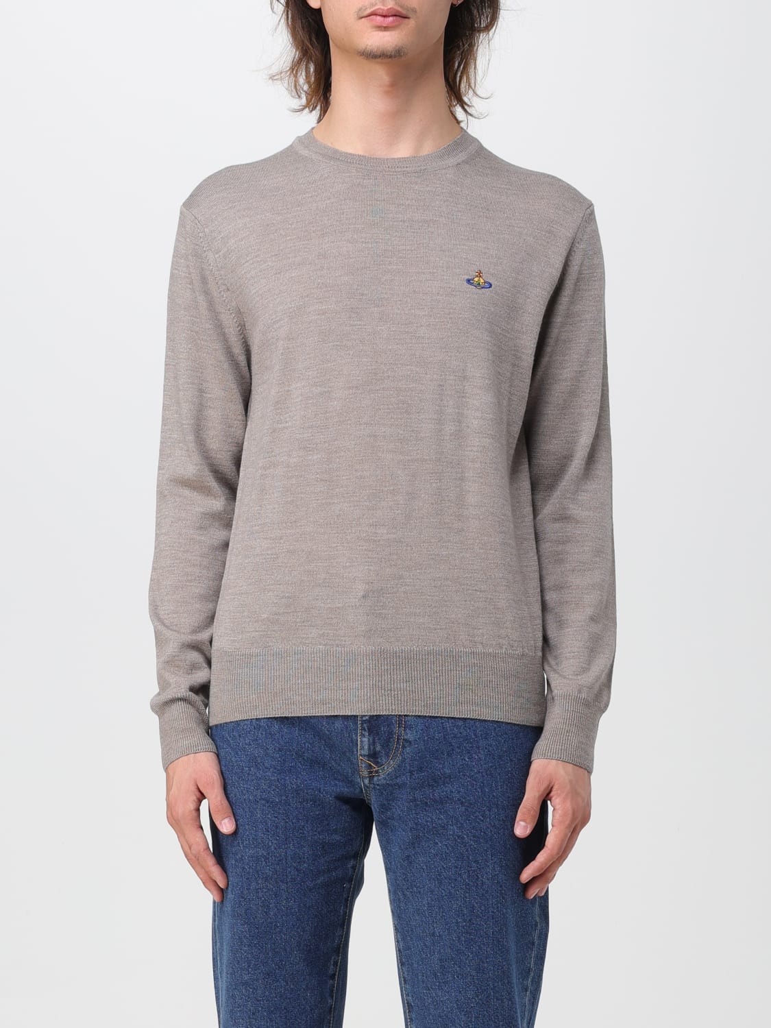 VIVIENNE WESTWOOD sweater for man Grey Vivienne Westwood