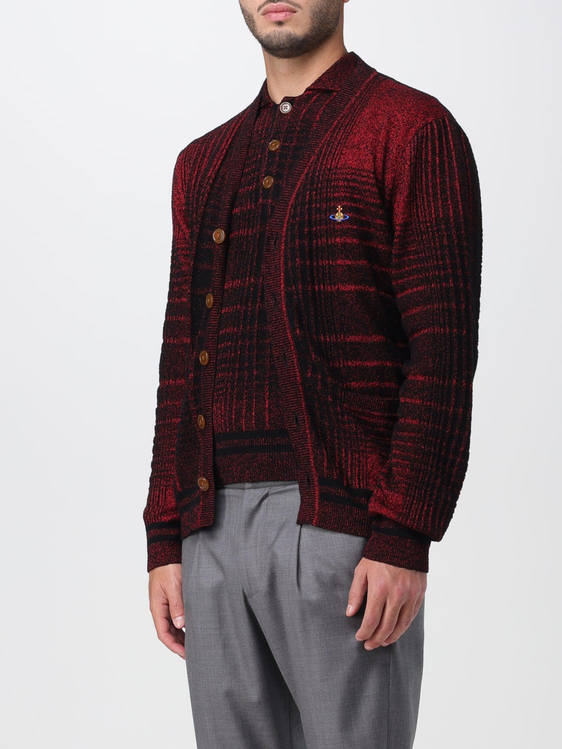 VIVIENNE WESTWOOD: cardigan for man - Black | Vivienne Westwood