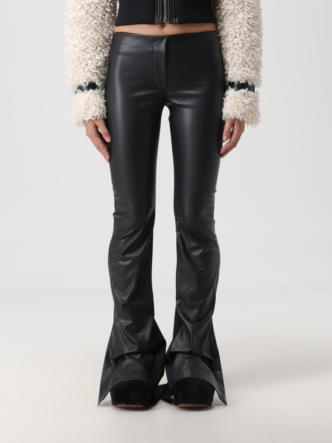 Coperni Black Polyester Leggings Coperni