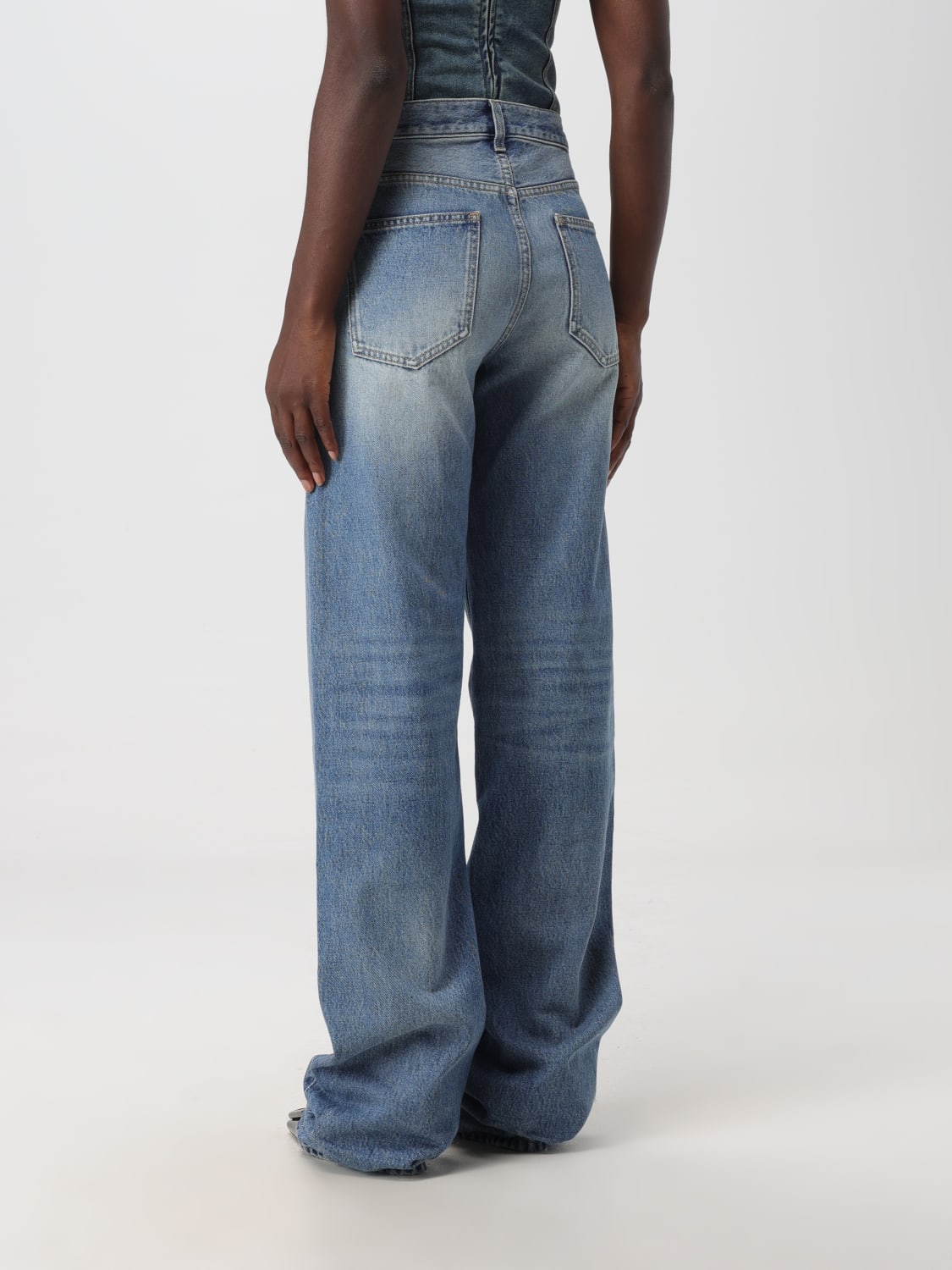 SAINT LAURENT: denim jeans - Blue | Saint Laurent jeans