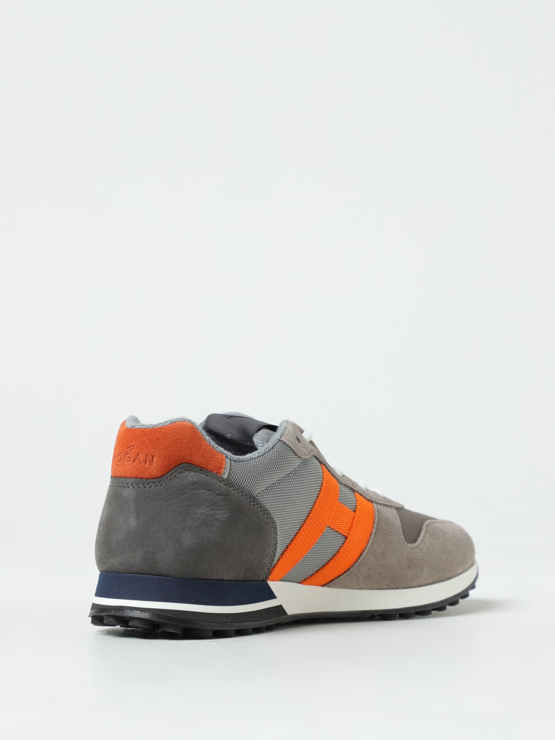 HOGAN H383 sneakers in suede and technical fabric Grey Hogan