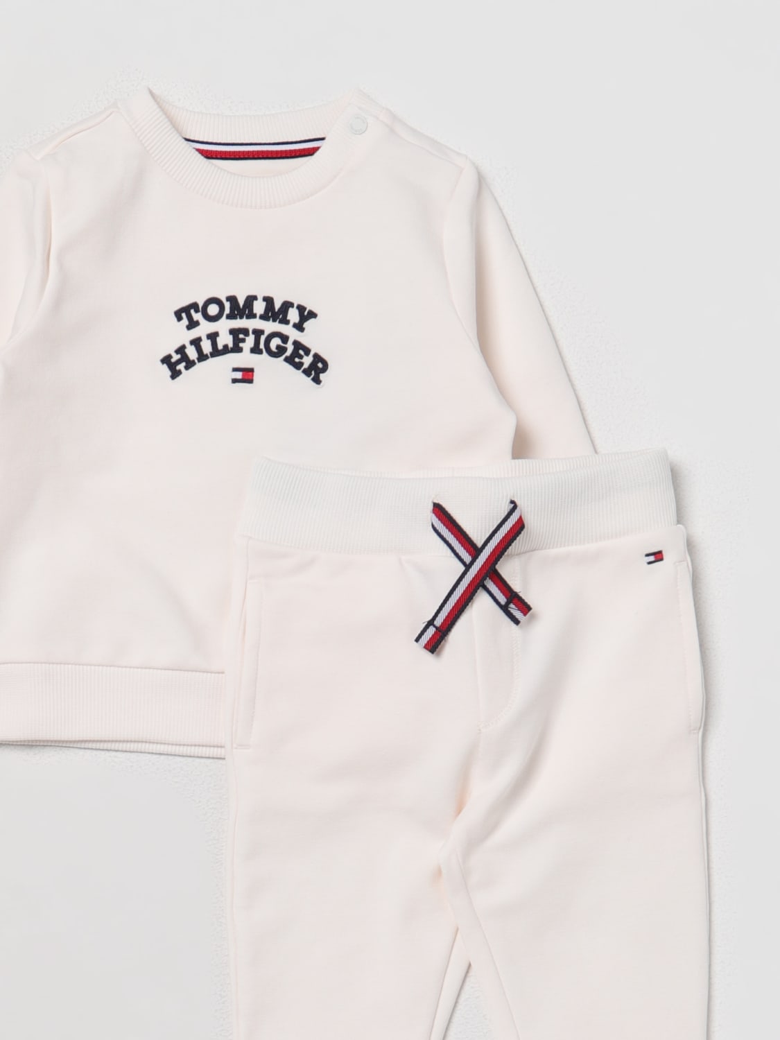 TOMMY HILFIGER: Baby Weiß Tommy Baby-Overall | Hilfiger KN0KN01788 Baby-Overall online - auf