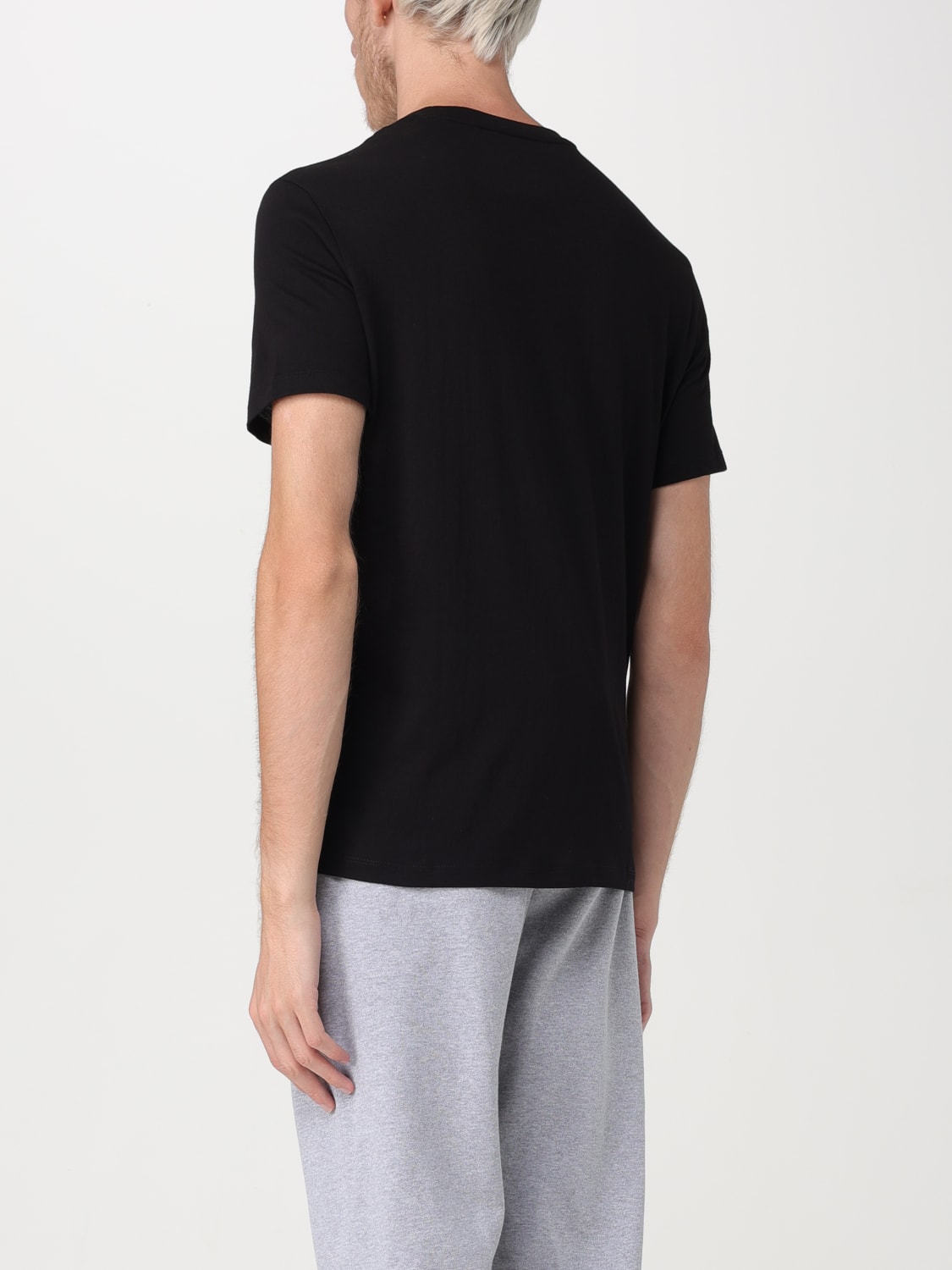 ARMANI EXCHANGE: t-shirt for man - Black | Armani Exchange t-shirt ...