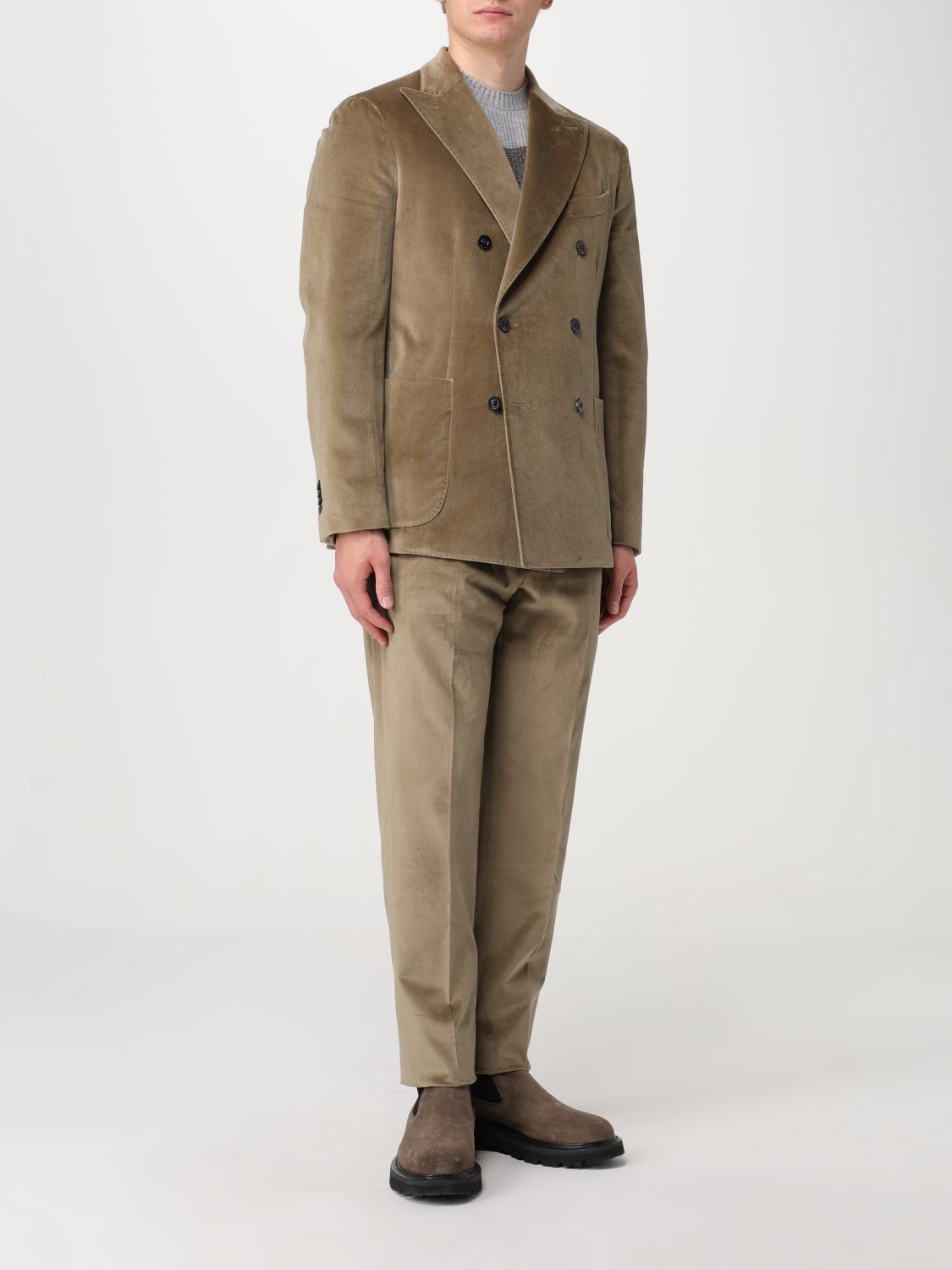 BOGLIOLI: suit for man - Beige | Boglioli suit N4382EFA0033 online at ...