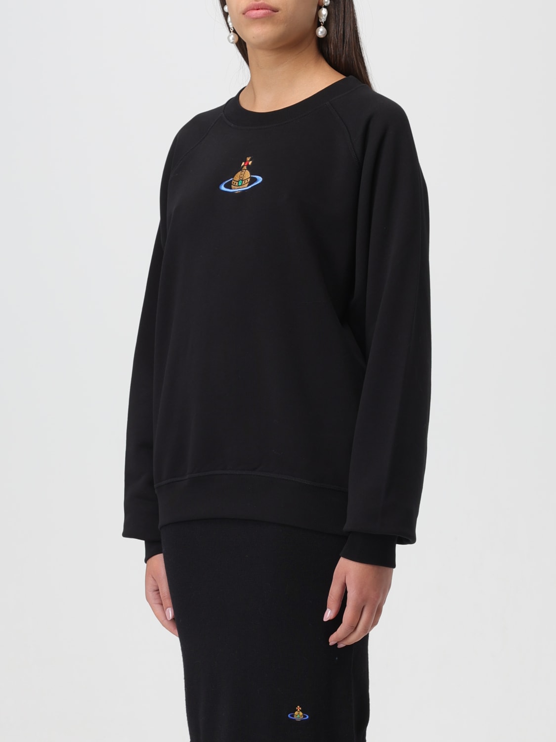 VIVIENNE WESTWOOD sweatshirt for man Black Vivienne Westwood