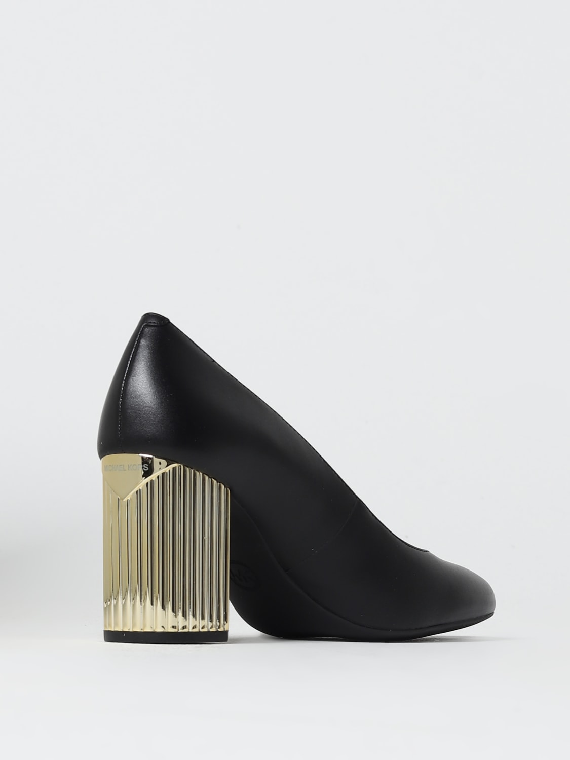 Michael kors black shoes deals with gold heels