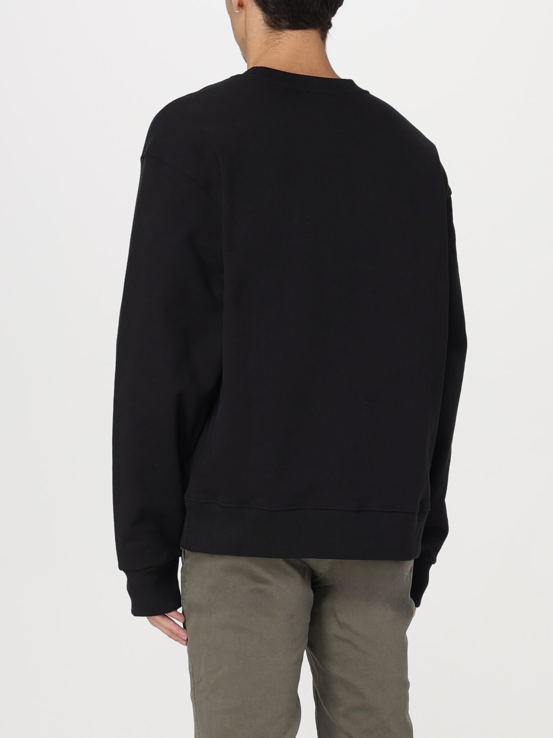 KENZO: K. Crest sweatshirt in jersey with patch - Black | Kenzo ...